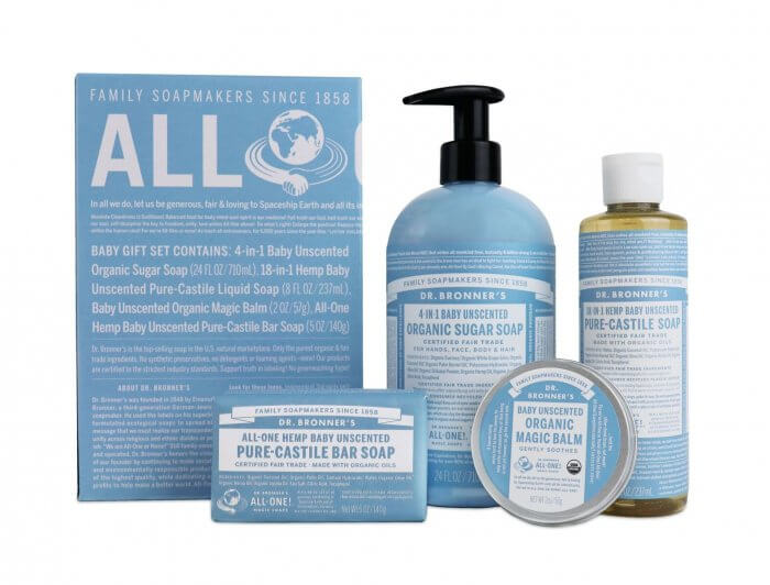 Dr Bronner's Baby Unscented Gift Set