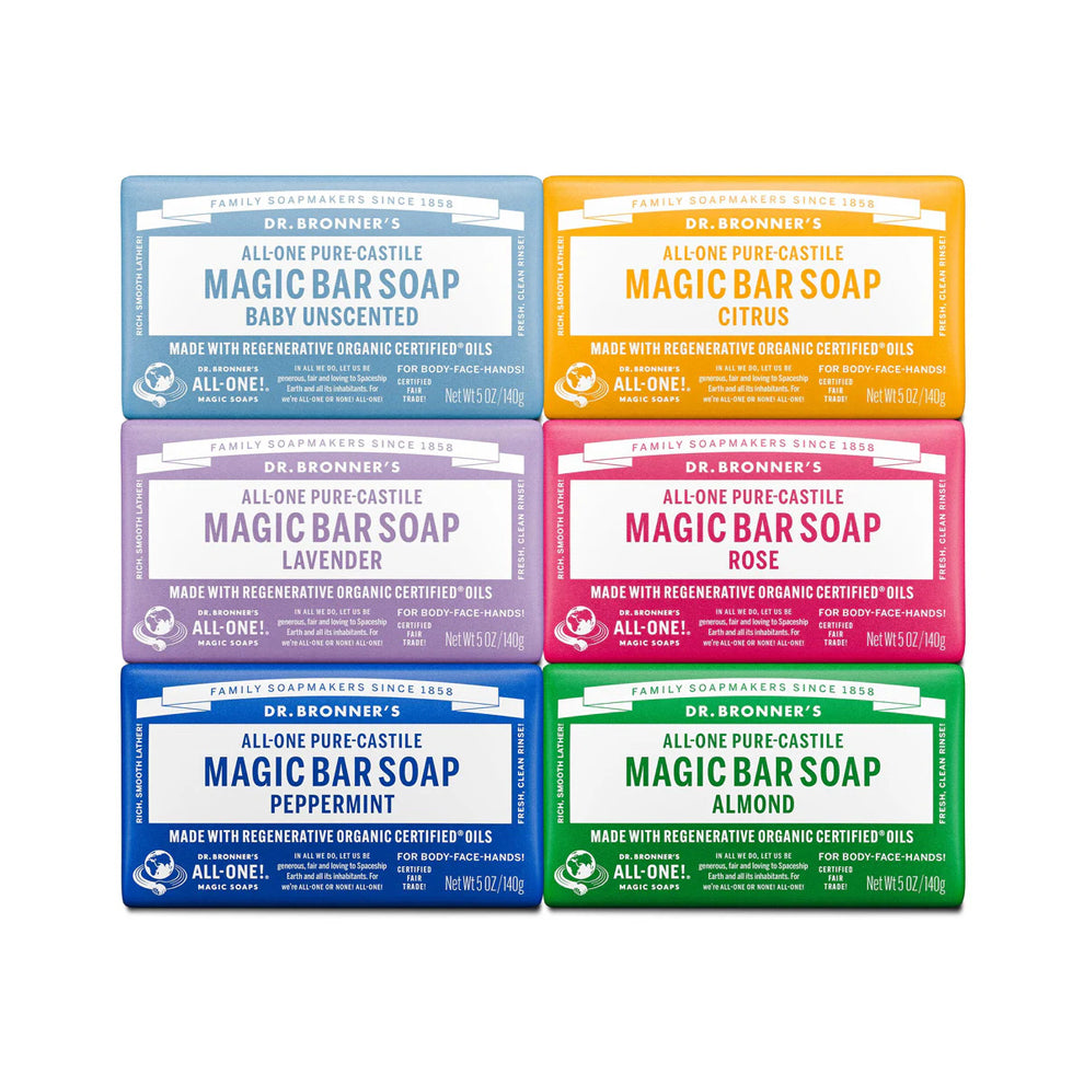 Dr Bronner's Magic Bar Soap Variety Pack