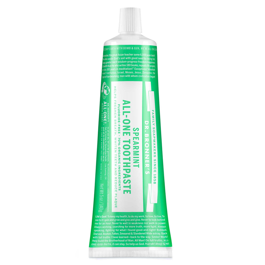 Dr Bronner's Spearmint - All-One Toothpaste