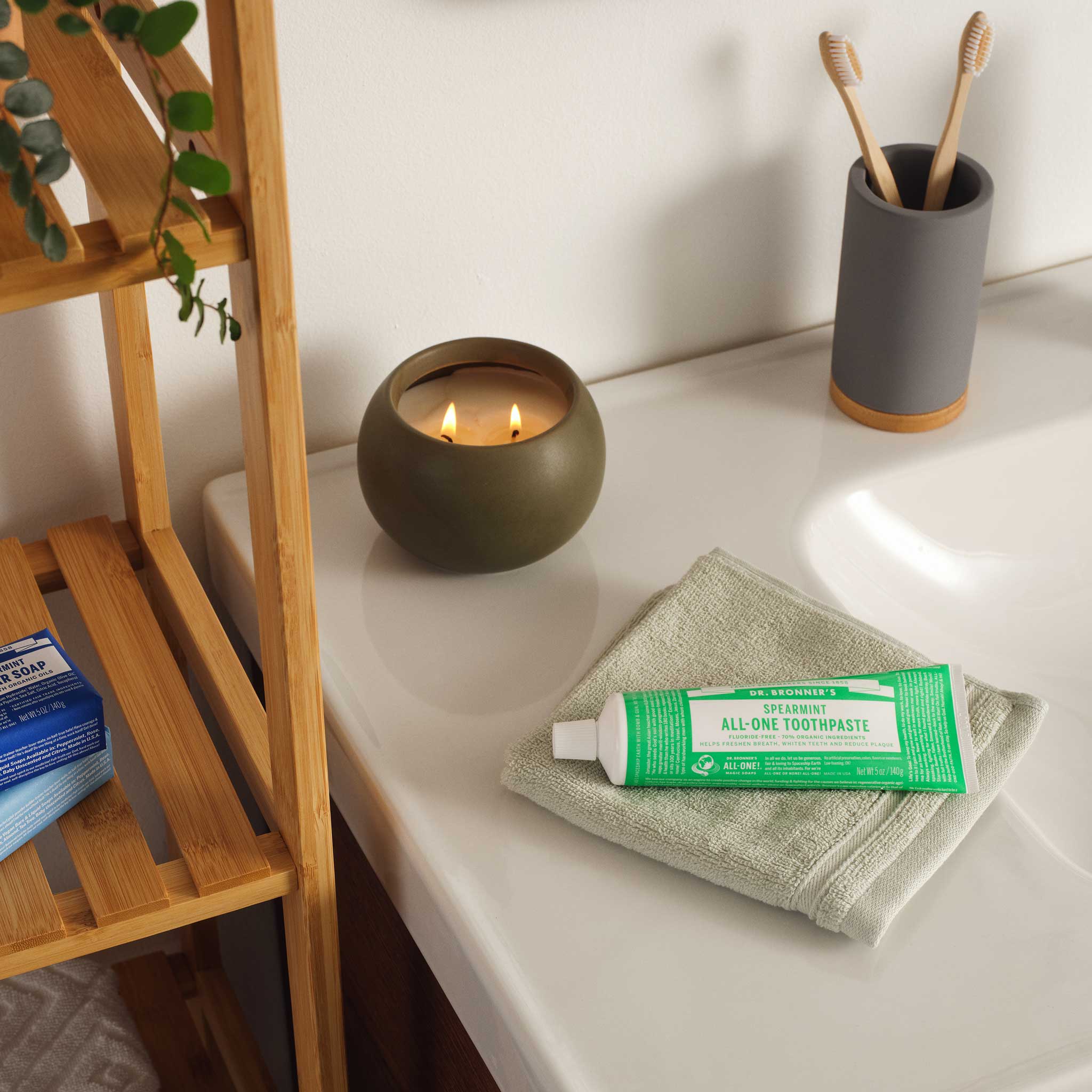 Dr Bronner's Spearmint - All-One Toothpaste