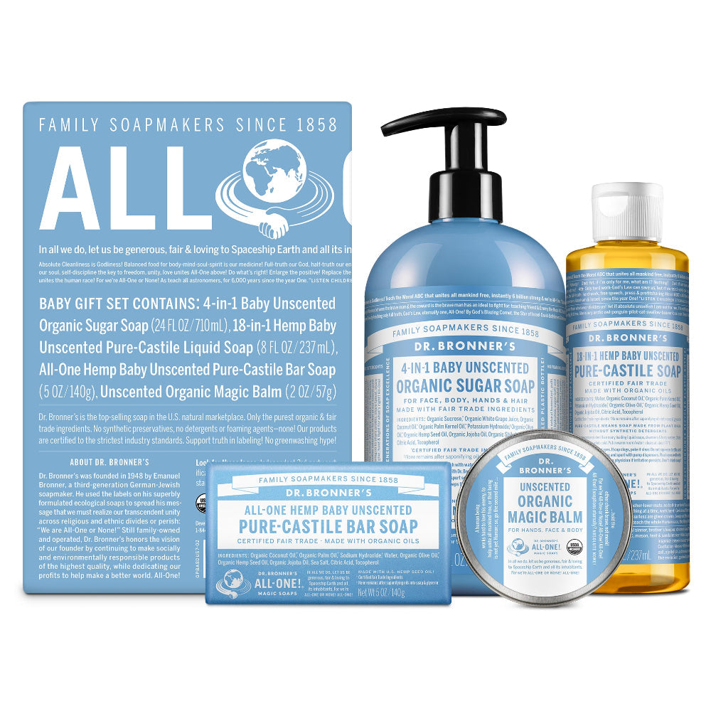 Dr Bronner's Baby Unscented Gift Set