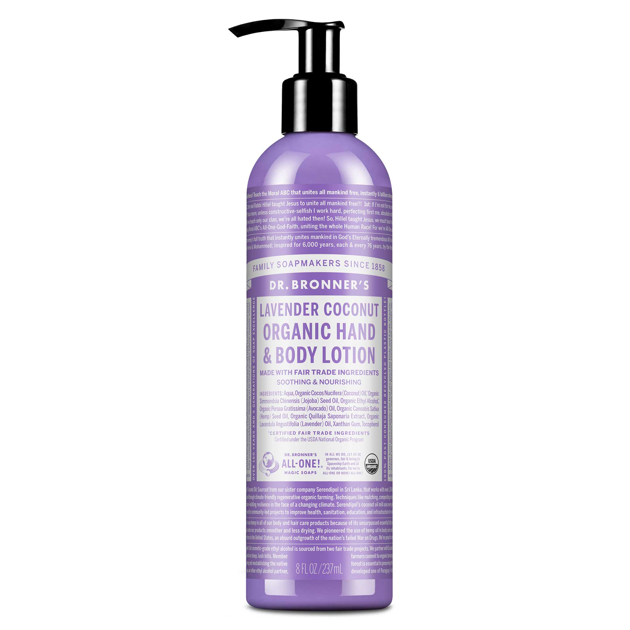 Dr Bronner's Lavender Coconut - Organic Lotions