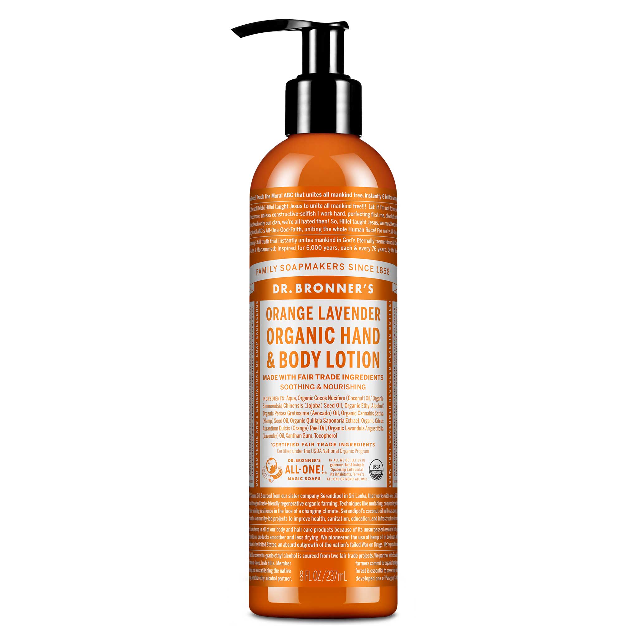 Dr Bronner's Orange Lavender - Organic Lotions