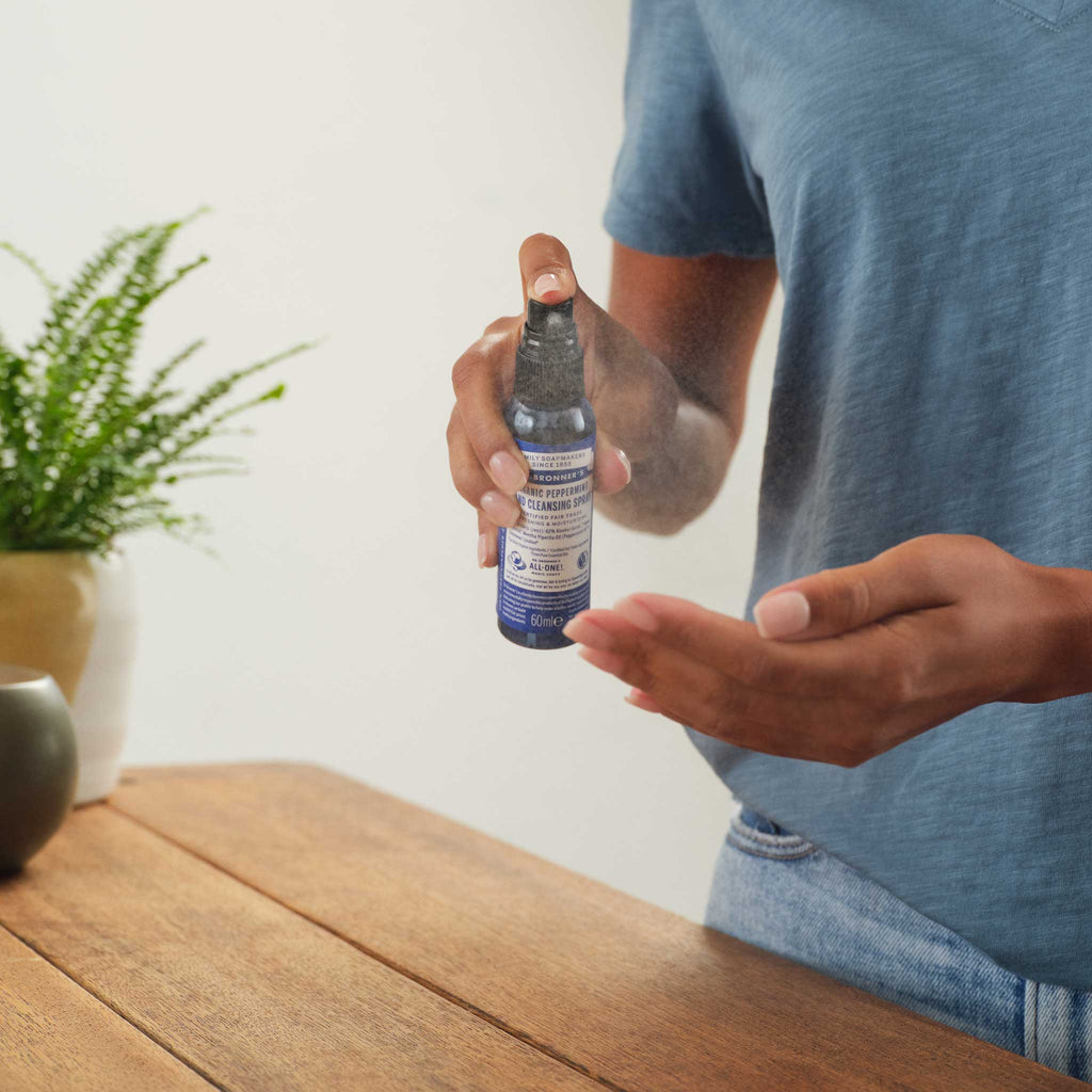 Dr Bronner's Peppermint - Hand Sanitizer 2-Pack