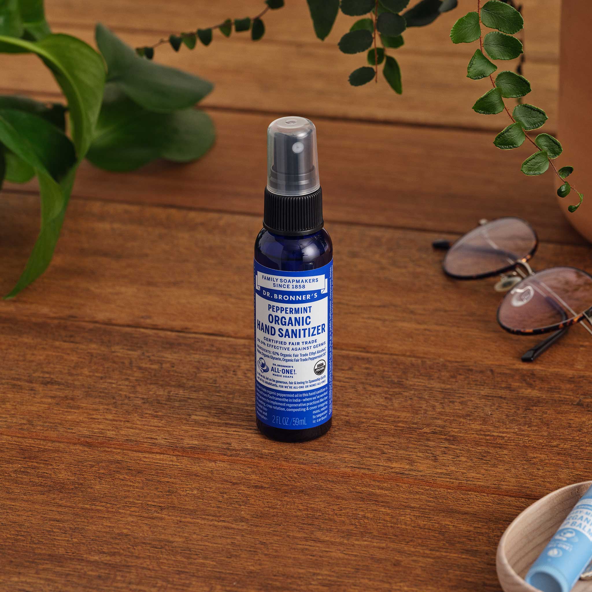 Dr Bronner's Peppermint - Hand Sanitizer 2-Pack