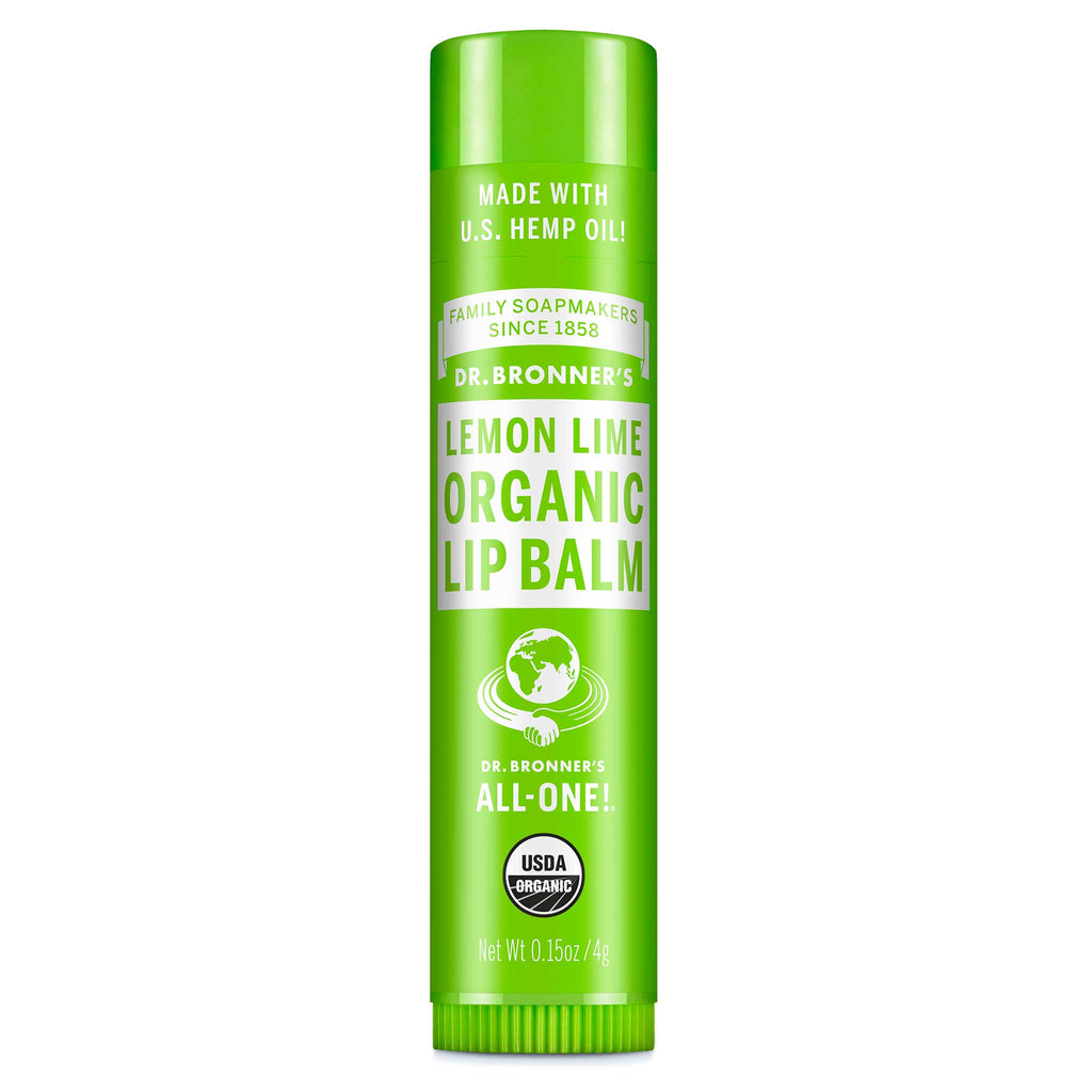 Dr Bronner's Lemon Lime - Organic Lip Balms
