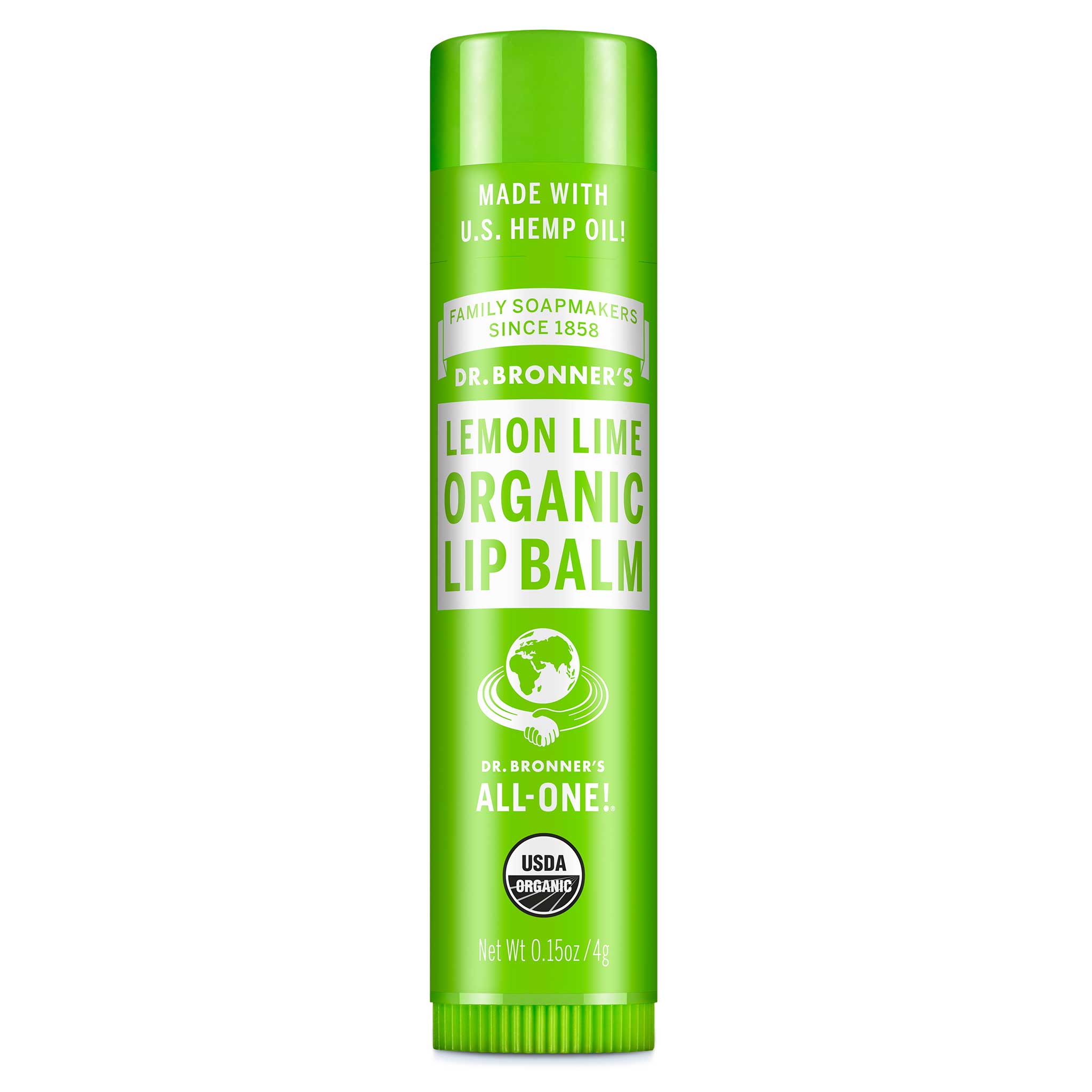 Dr Bronner's Lemon Lime - Organic Lip Balms