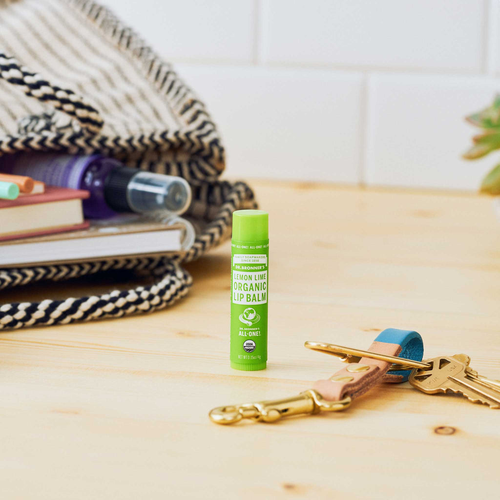 Dr Bronner's Lemon Lime - Organic Lip Balms