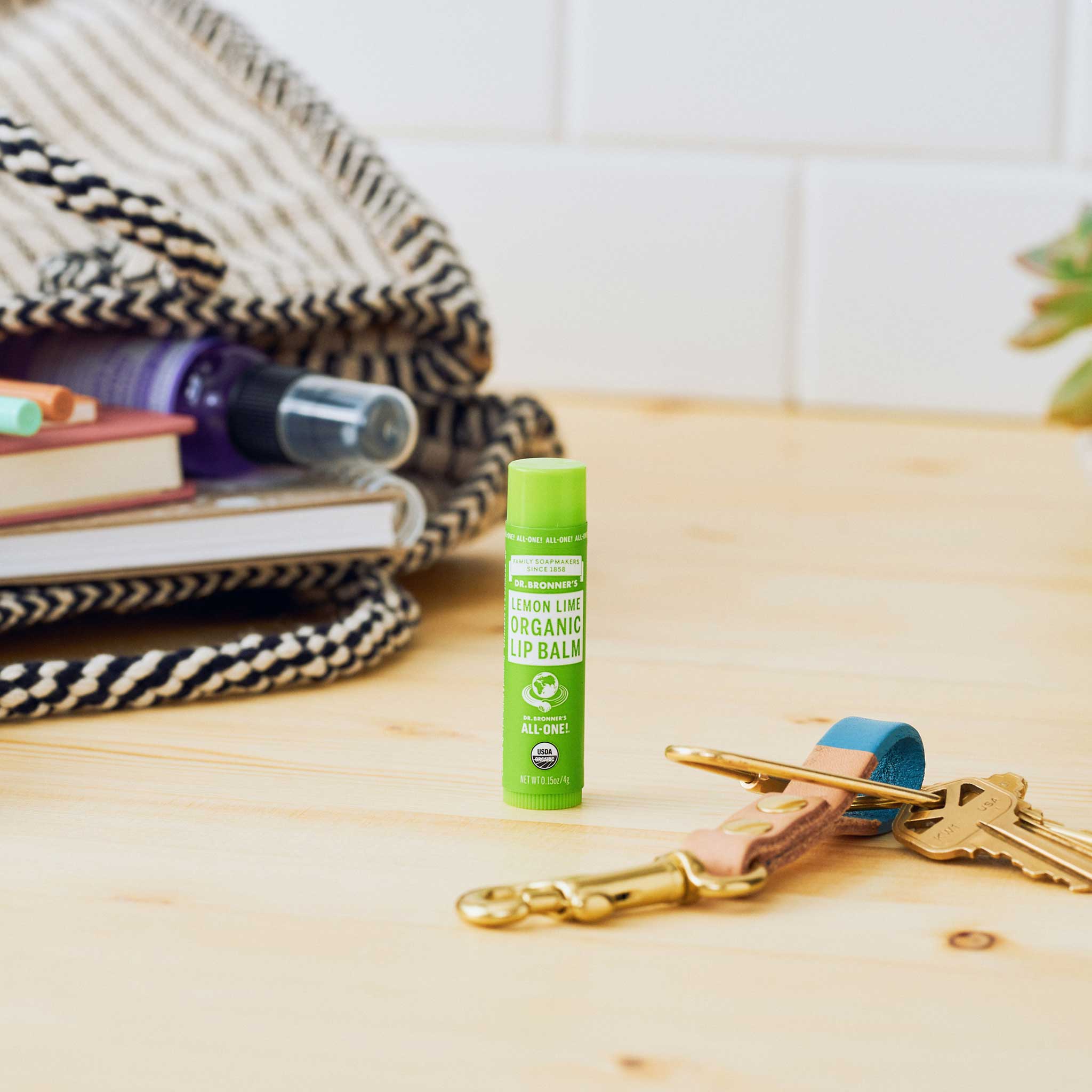 Dr Bronner's Lemon Lime - Organic Lip Balms