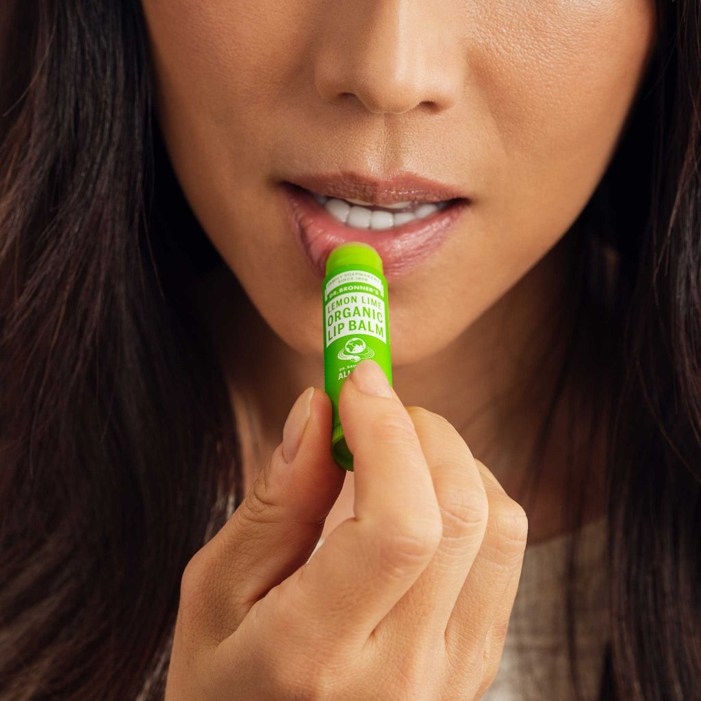 Dr Bronner's Lemon Lime - Organic Lip Balms