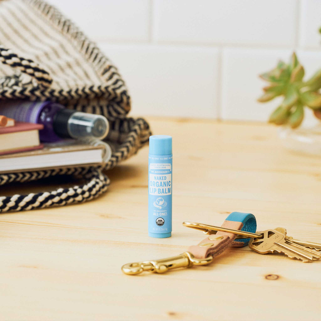 Dr Bronner's Naked Unscented - Organic Lip Balms