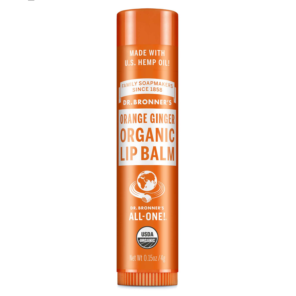Dr Bronner's Orange Ginger - Organic Lip Balms