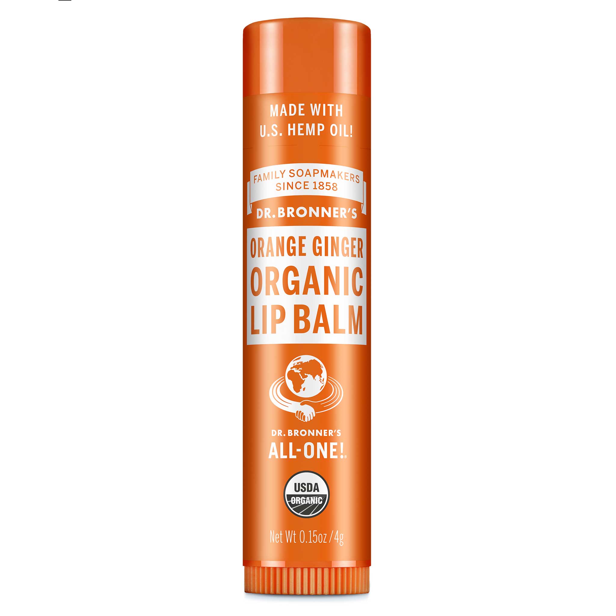 Dr Bronner's Orange Ginger - Organic Lip Balms