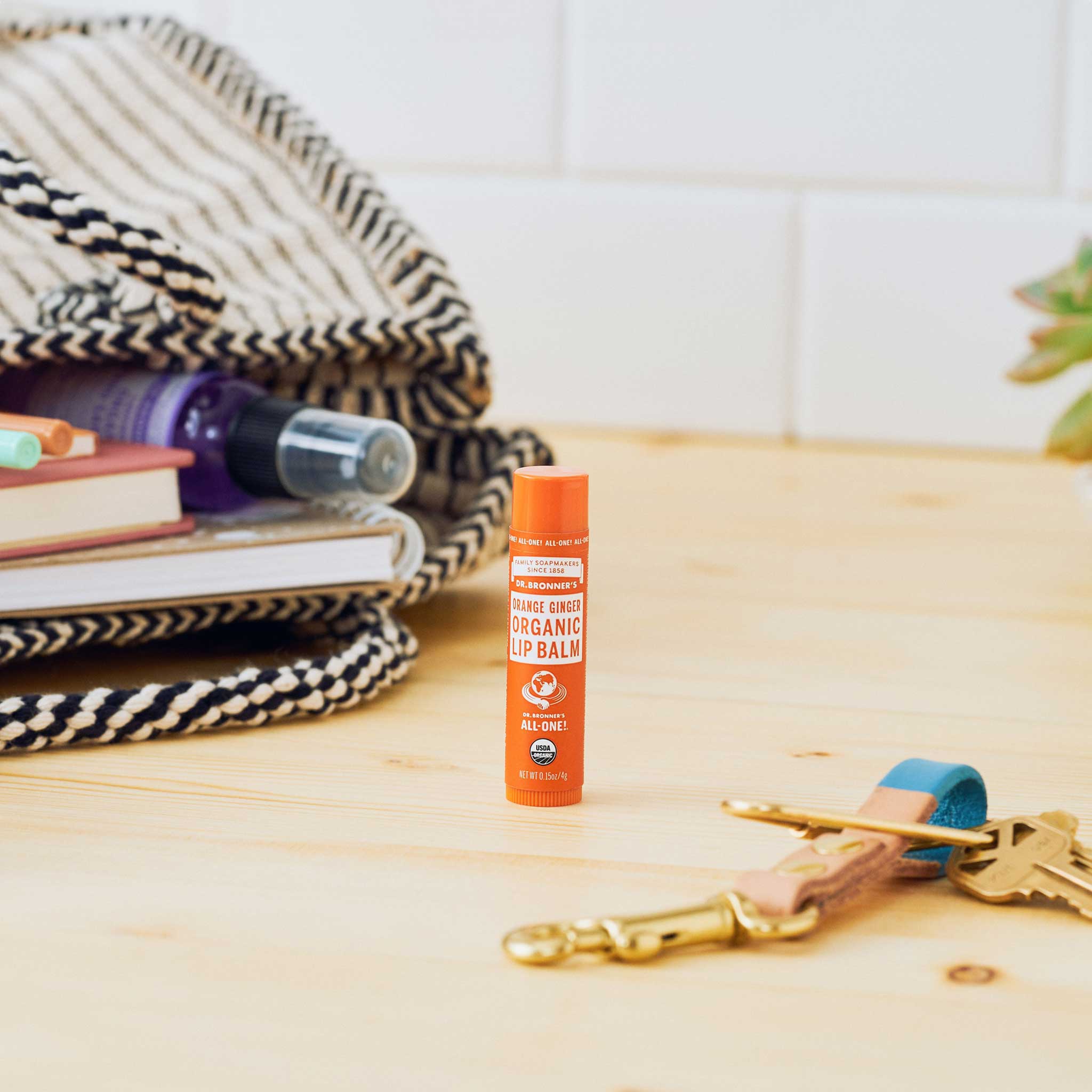 Dr Bronner's Orange Ginger - Organic Lip Balms
