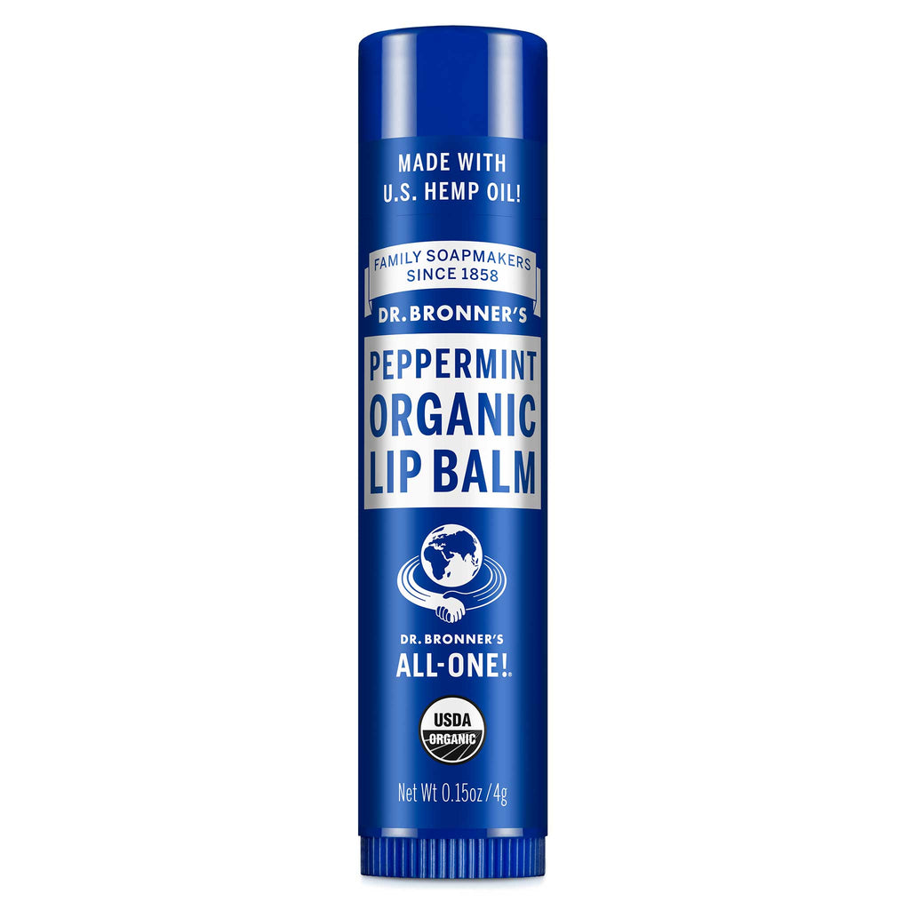 Dr Bronner's Peppermint - Organic Lip Balms