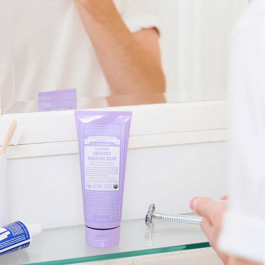 Dr Bronner's Lavender - Organic Shaving Soaps