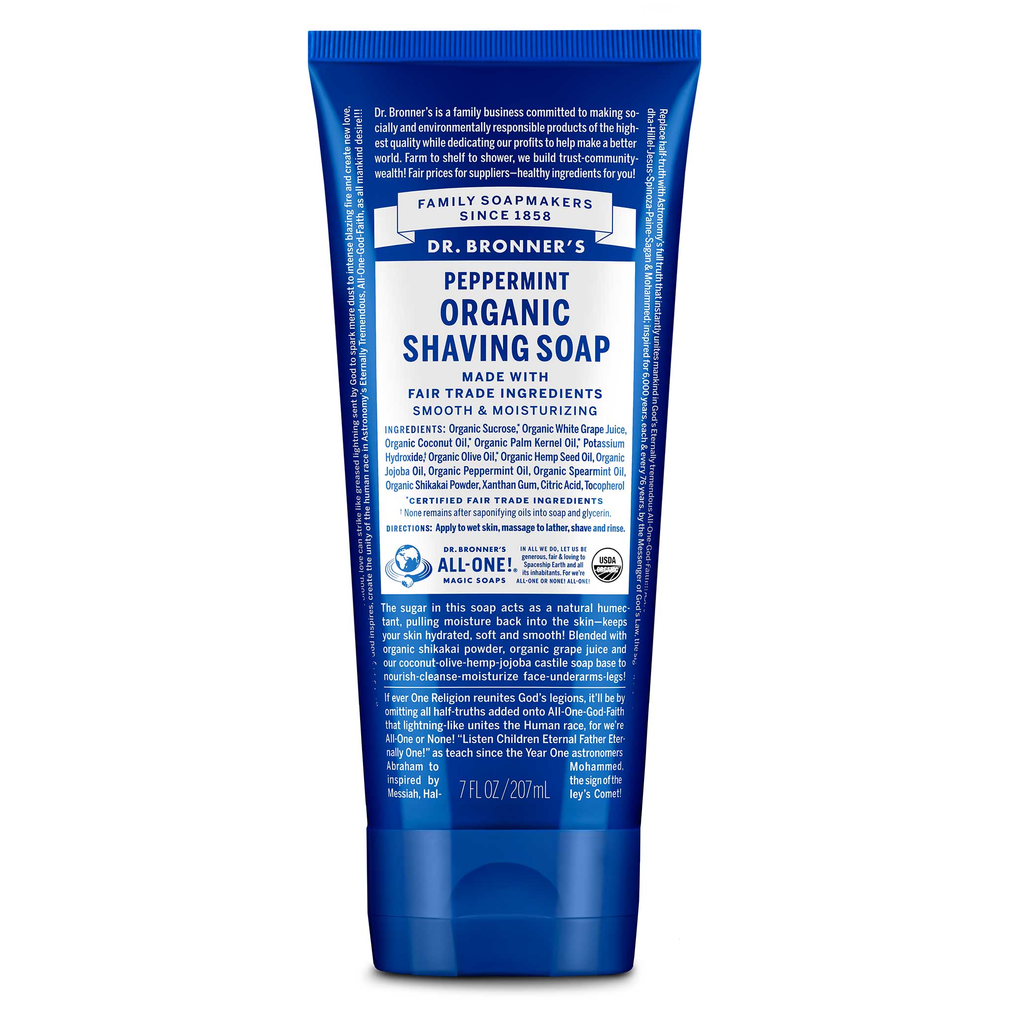 Dr Bronner's Peppermint - Organic Shaving Soaps