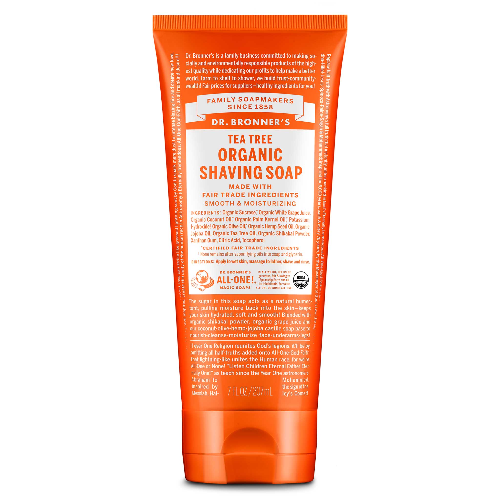 Dr Bronner's Tea Tree - Organic Shaving Soaps