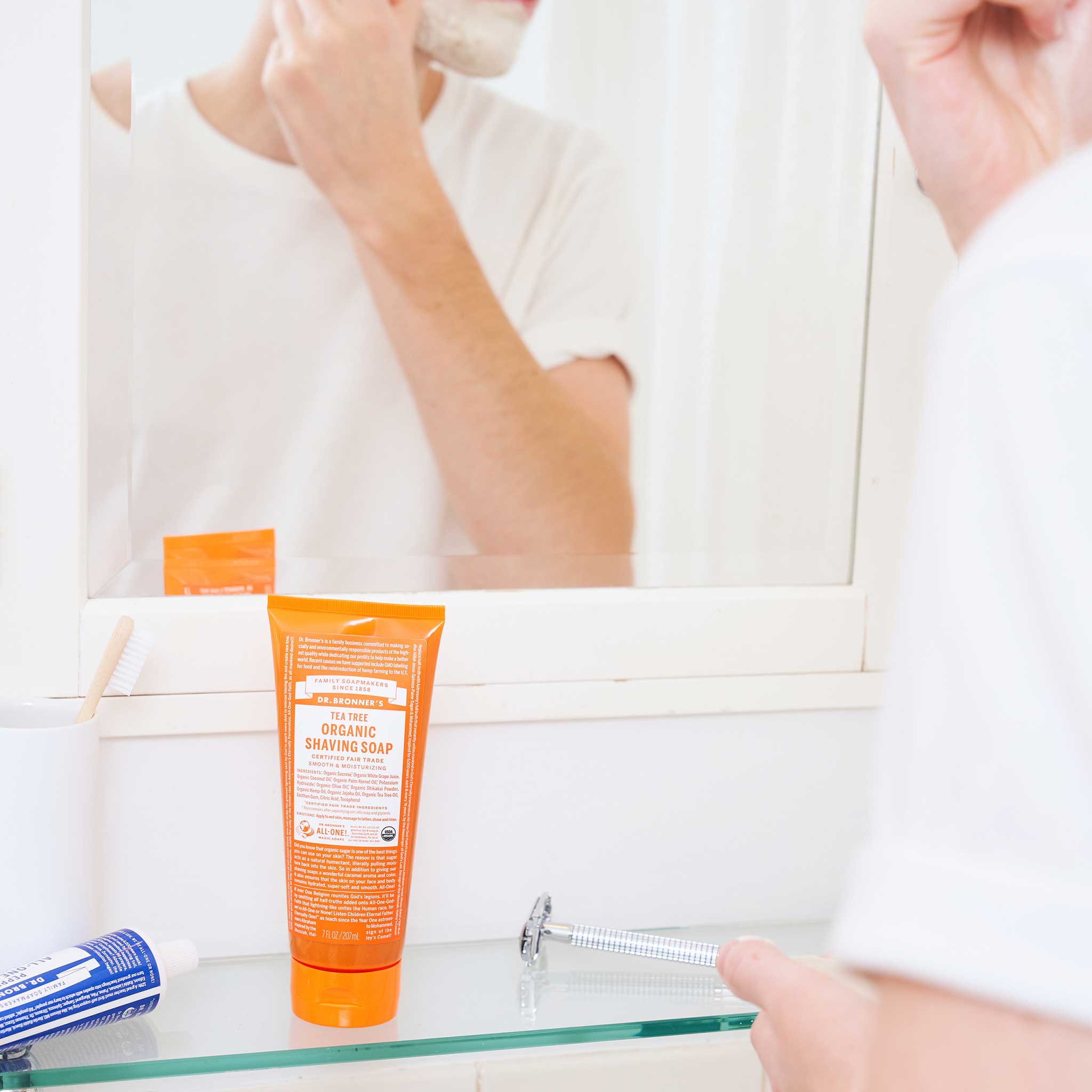 Dr Bronner's Tea Tree - Organic Shaving Soaps