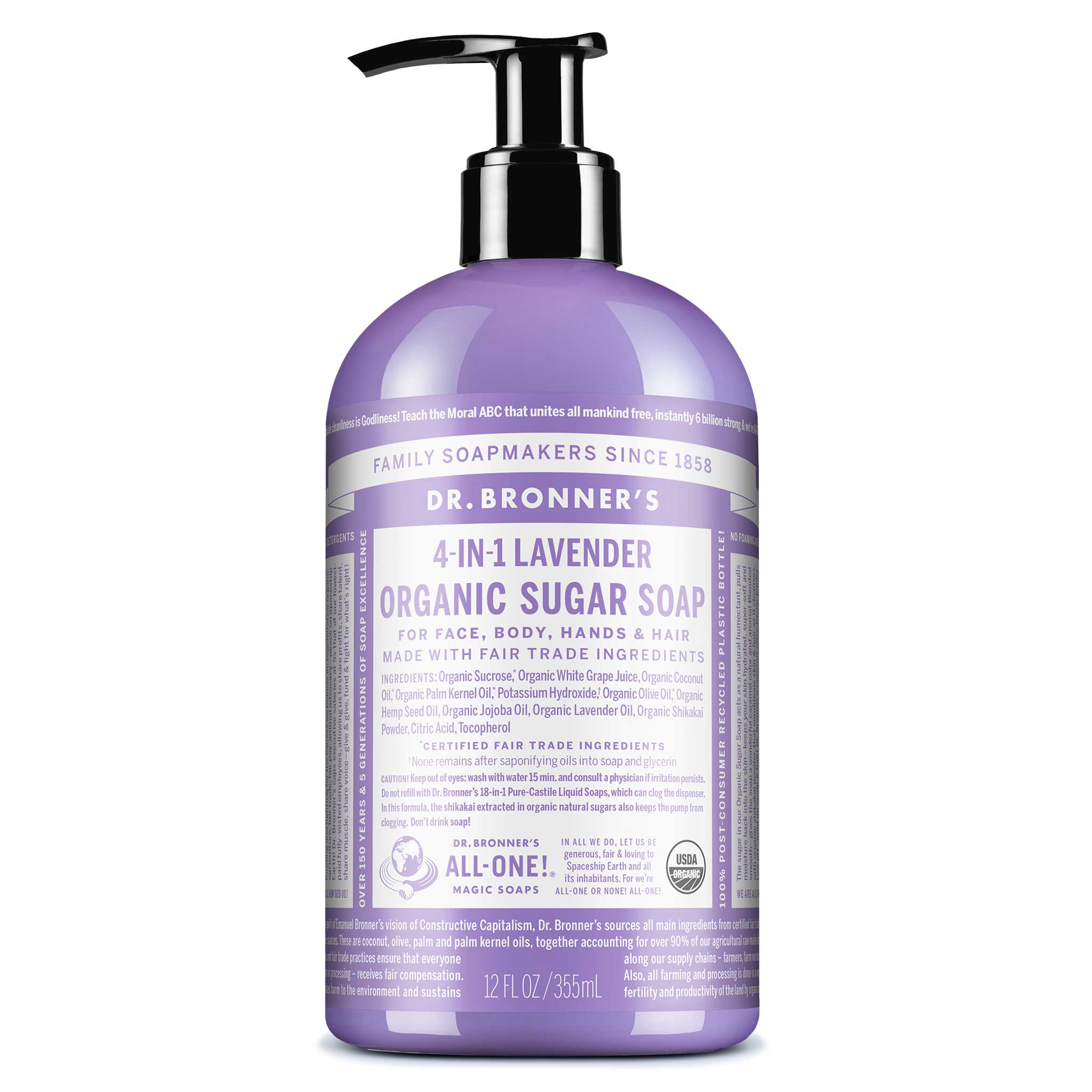 Dr Bronner's Lavender - Organic Sugar Soaps