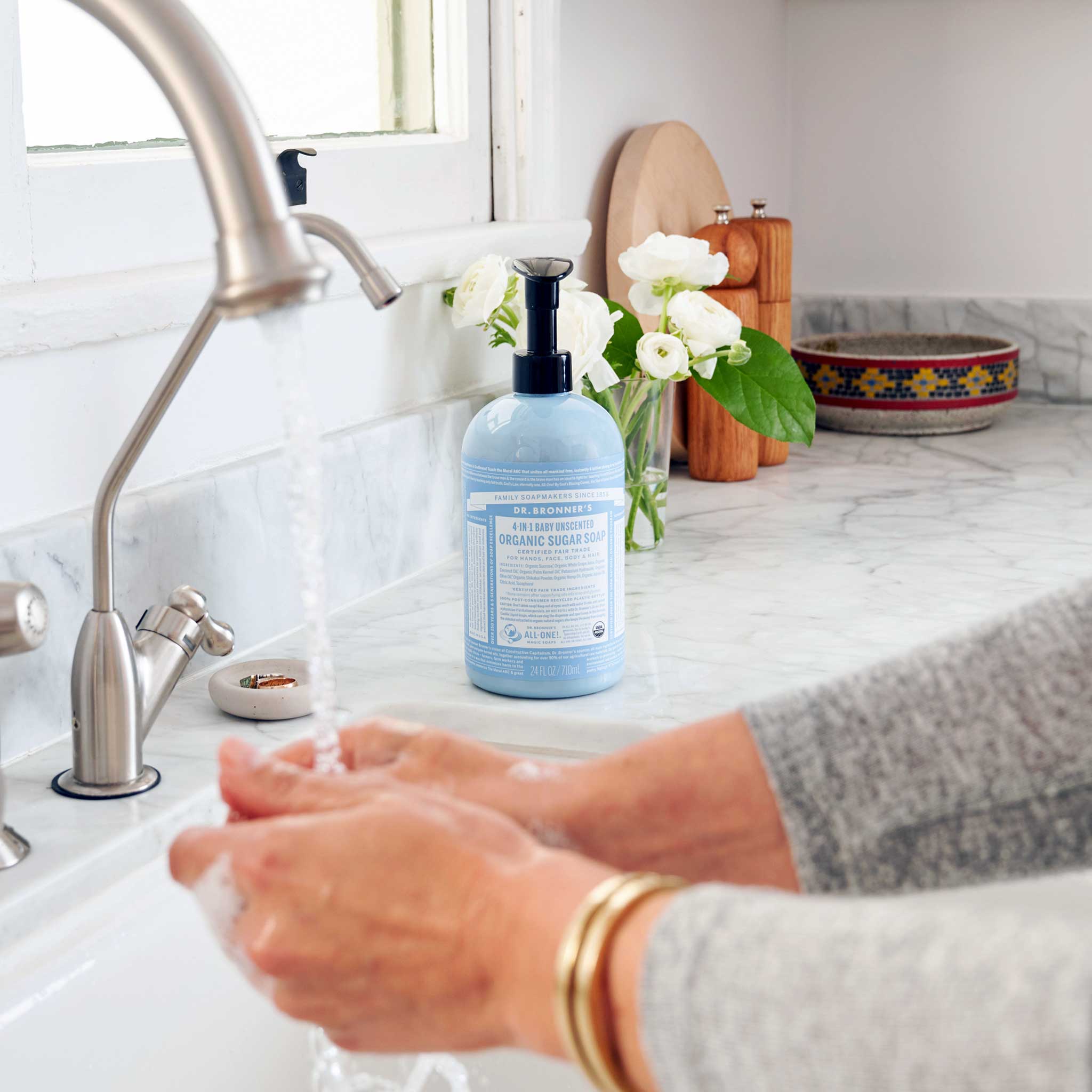 Dr Bronner's Unscented - Organic Sugar Soaps