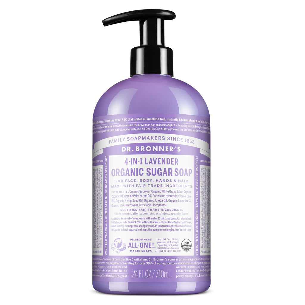 Dr Bronner's Lavender - Organic Sugar Soaps