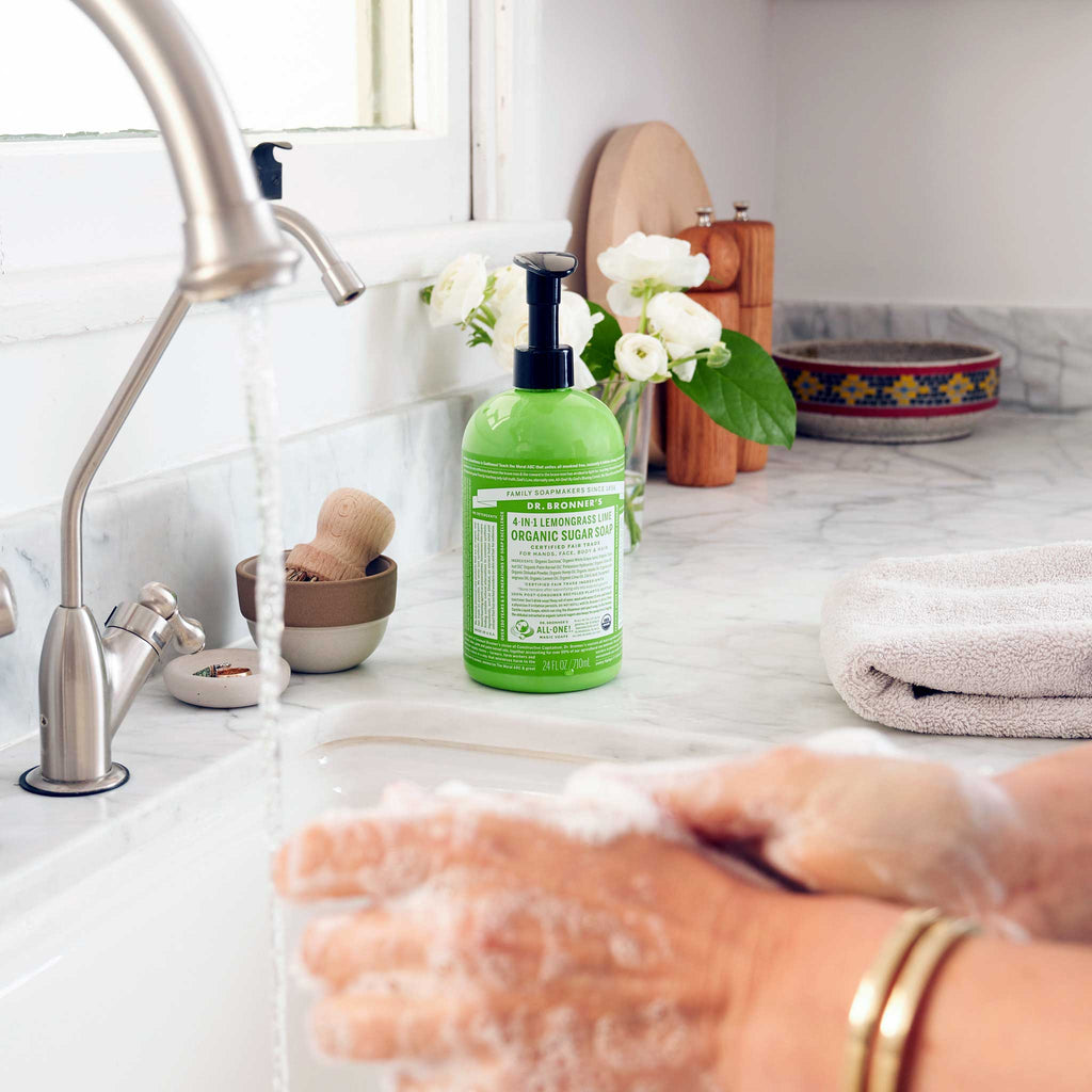 Dr Bronner's Lemongrass - Organic Sugar Soaps