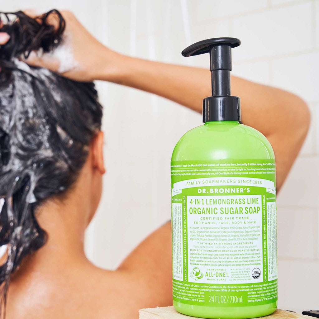 Dr Bronner's Lemongrass - Organic Sugar Soaps