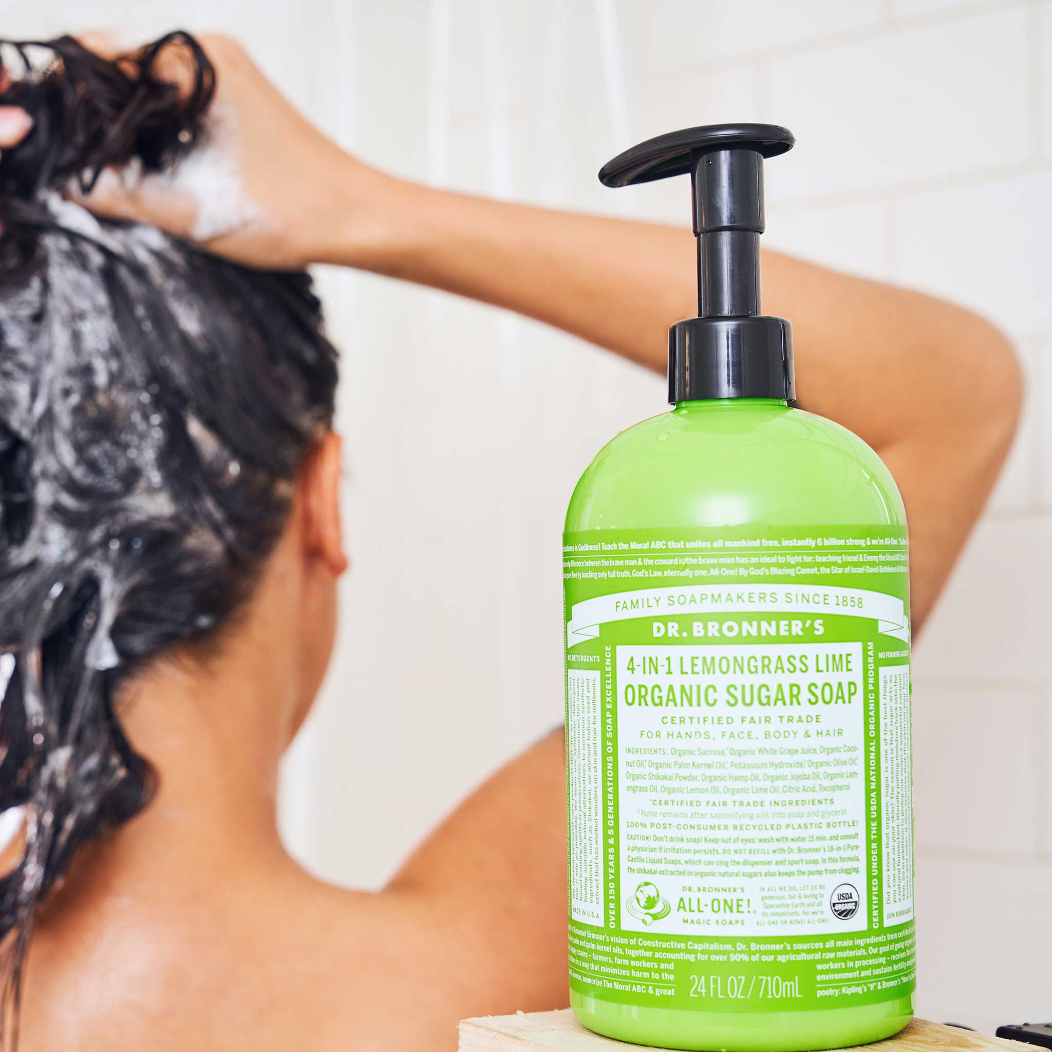 Dr Bronner's Lemongrass - Organic Sugar Soaps