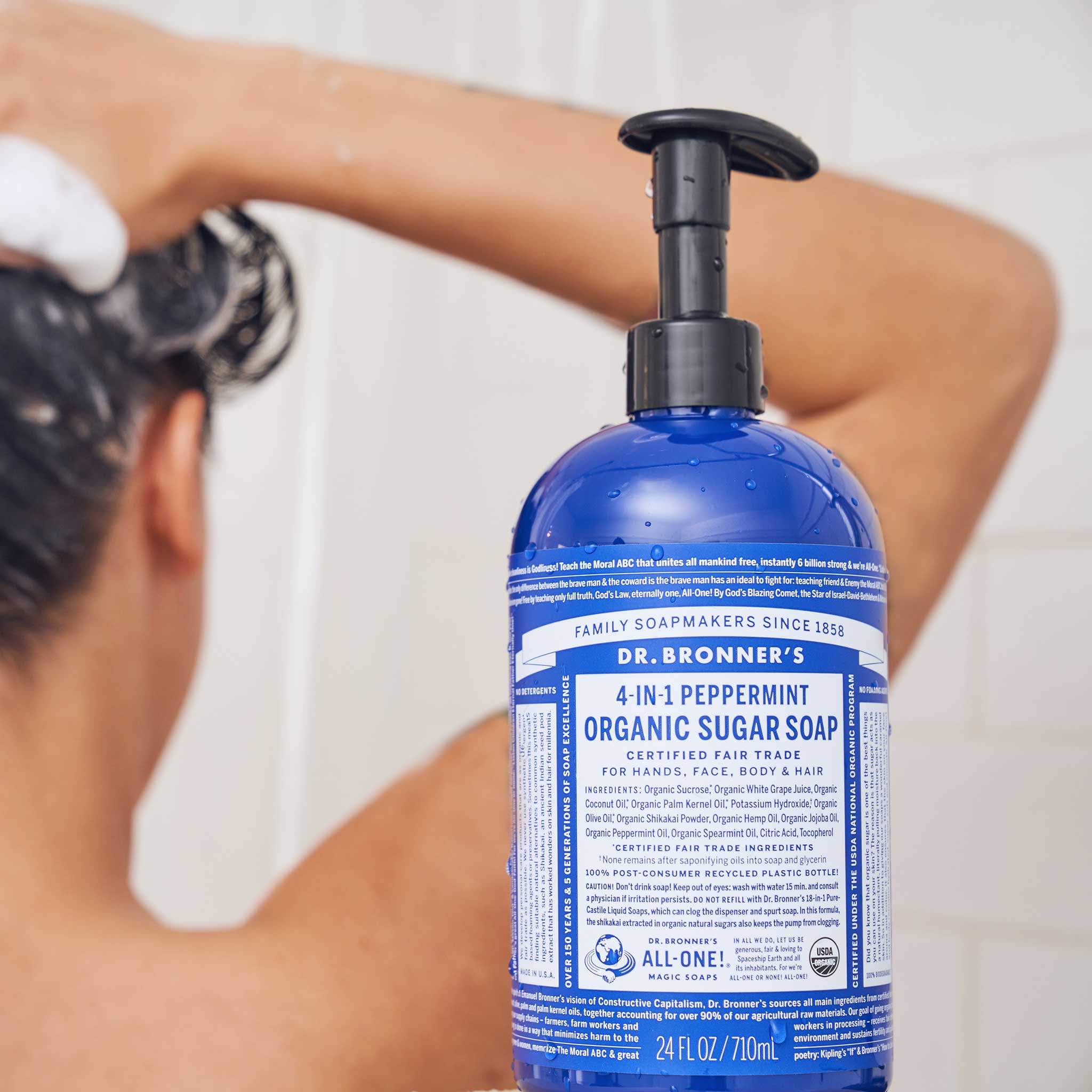 Dr Bronner's Peppermint - Organic Sugar Soaps