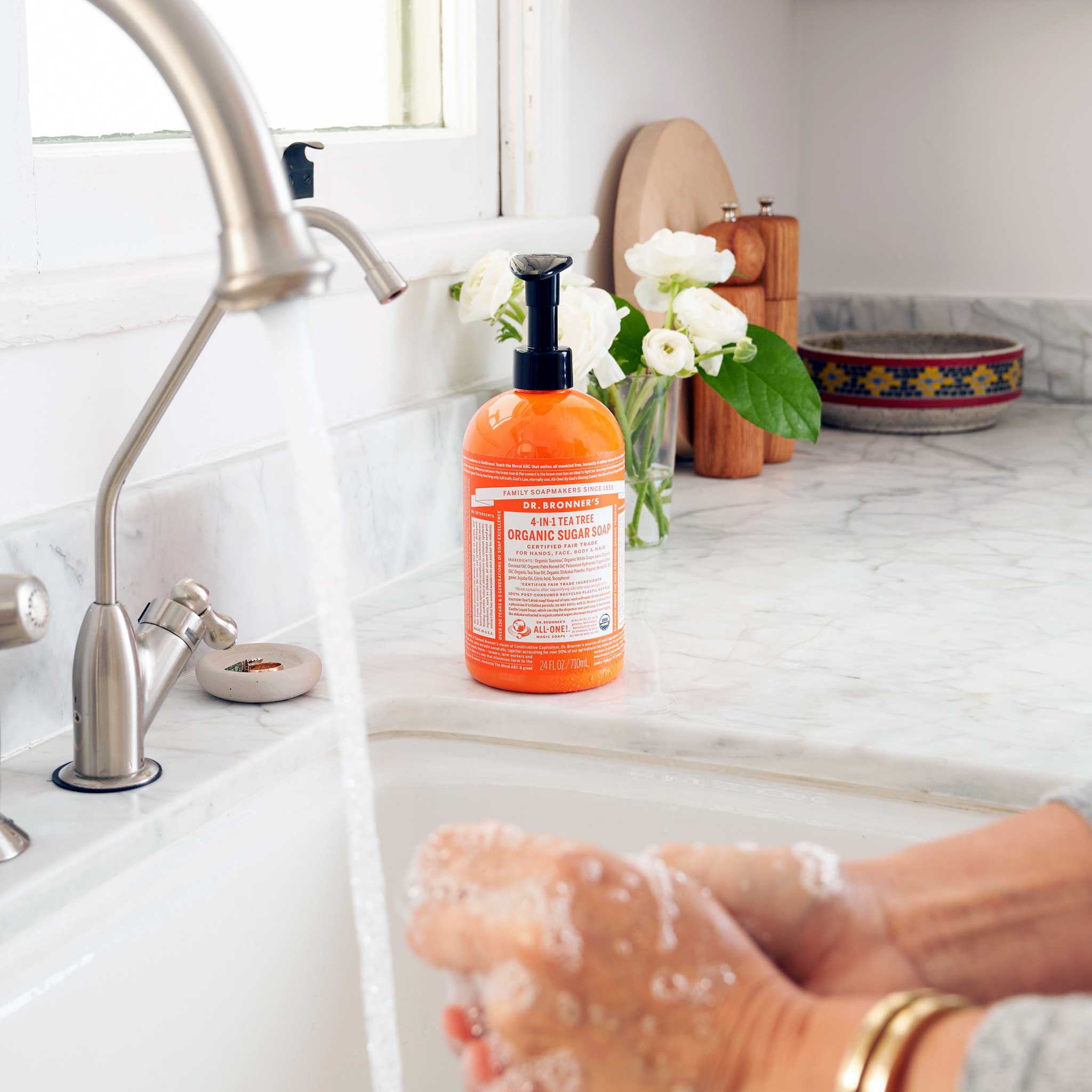 Dr Bronner's Tea Tree - Organic Sugar Soaps