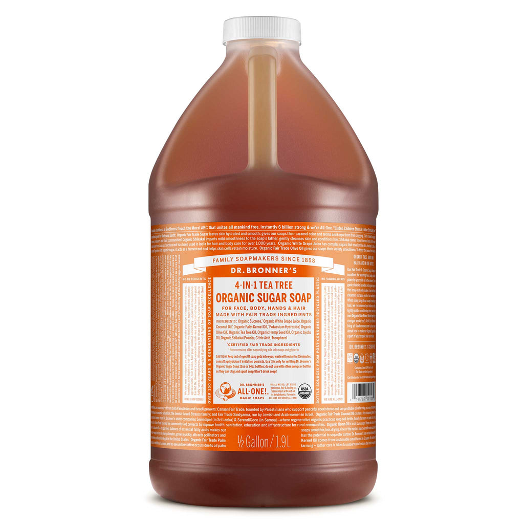 Dr Bronner's Tea Tree - Organic Sugar Soaps