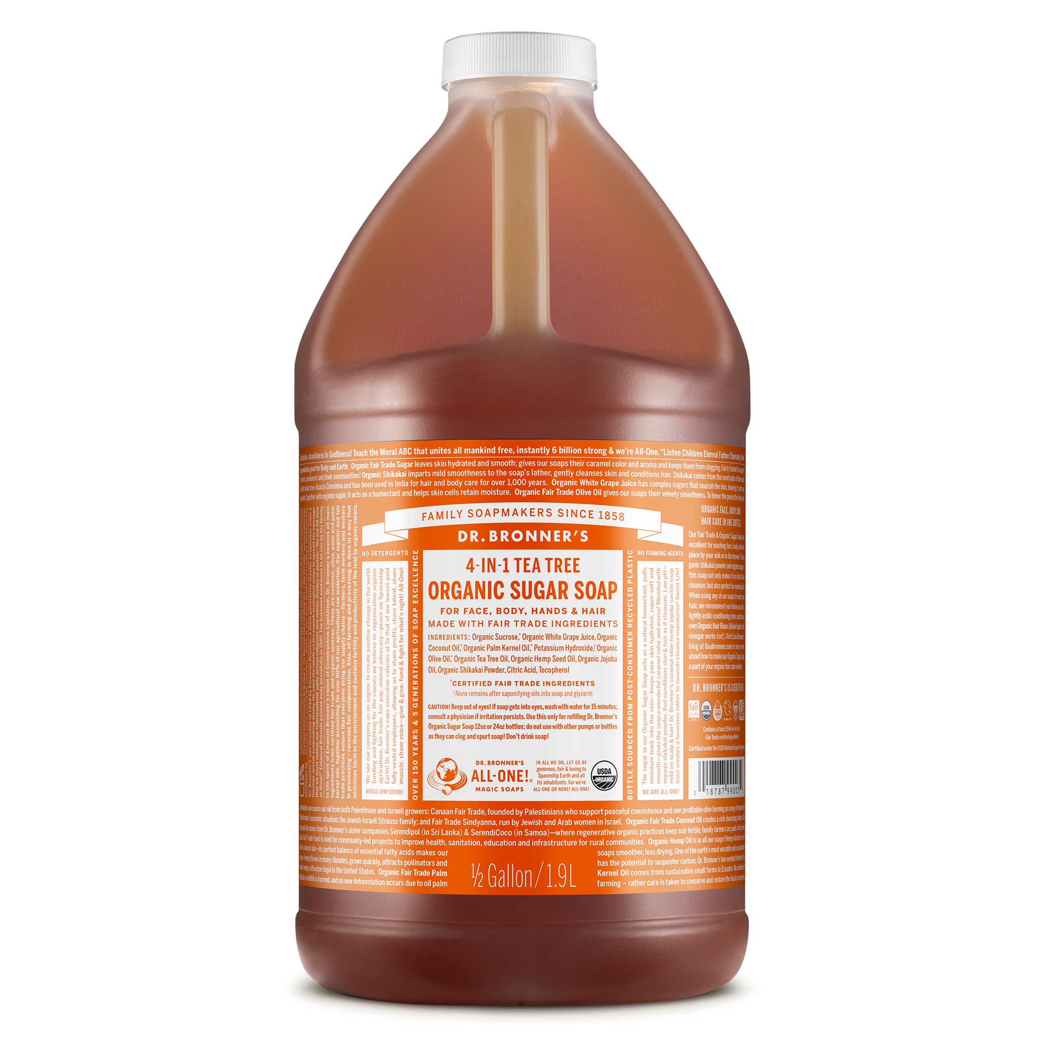 Dr Bronner's Tea Tree - Organic Sugar Soaps