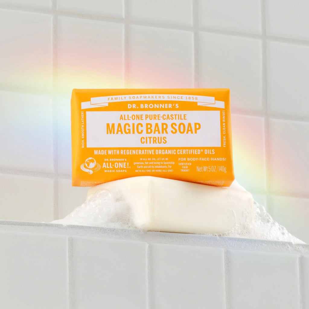 Dr Bronner's Citrus - Pure-Castile Magic Bar Soap