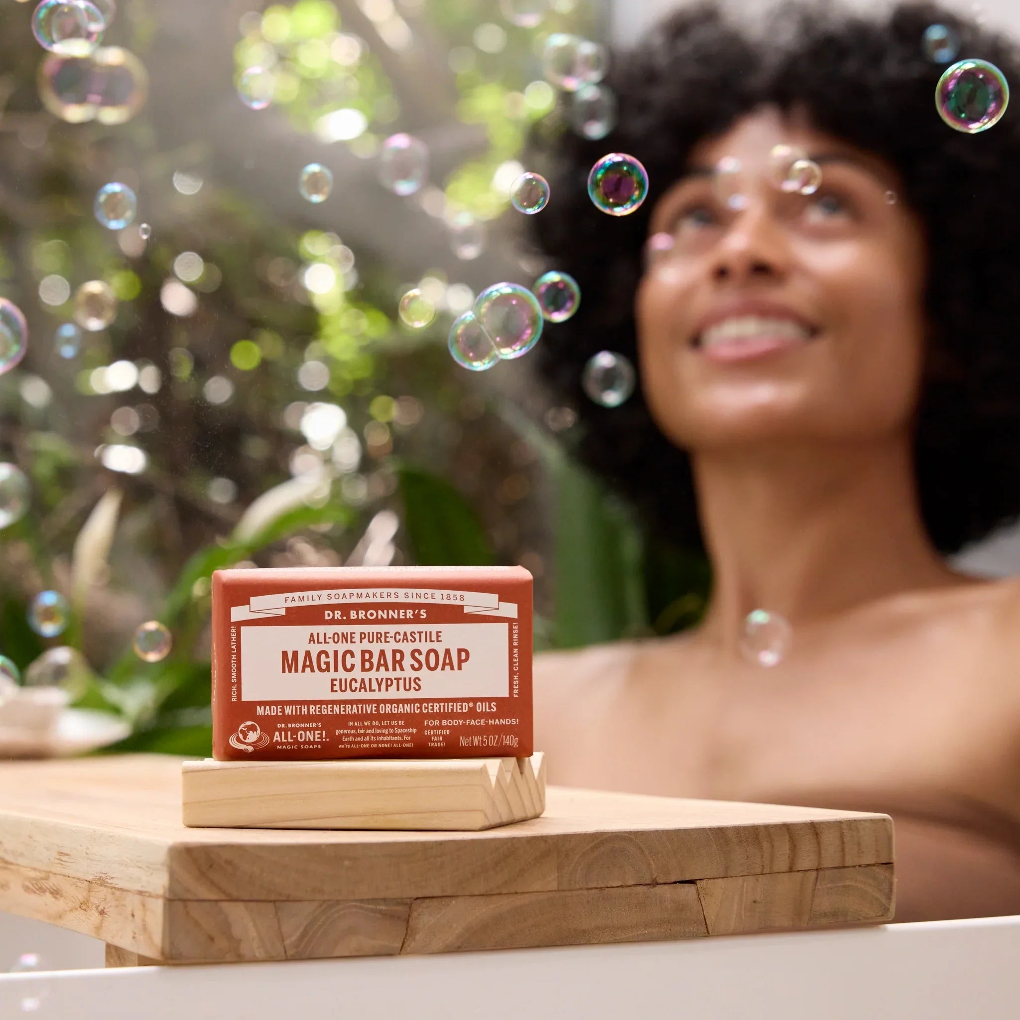 Dr Bronner's Eucalyptus - Pure-Castile Magic Bar Soap