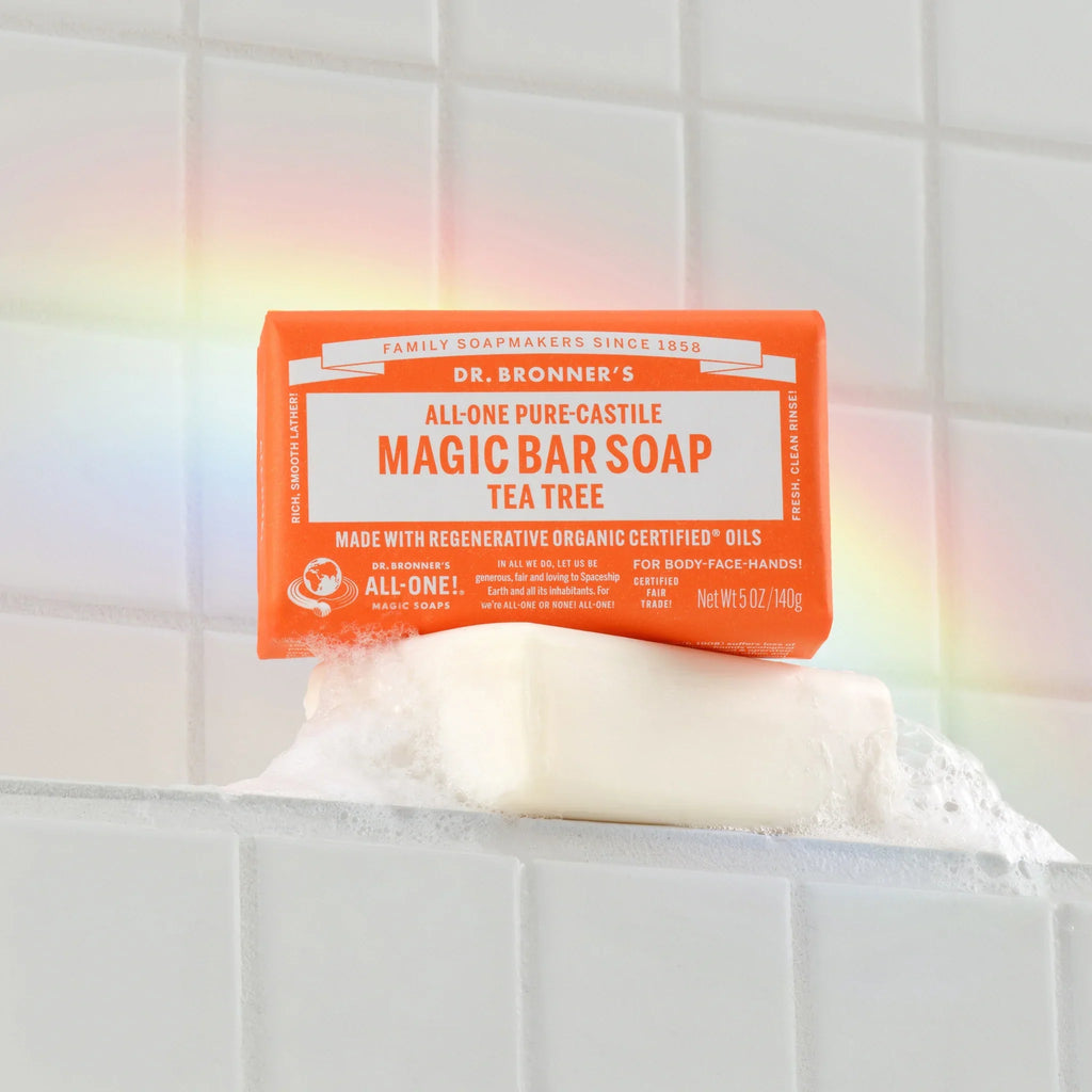 Dr Bronner's Tea Tree - Pure-Castile Magic Bar Soap
