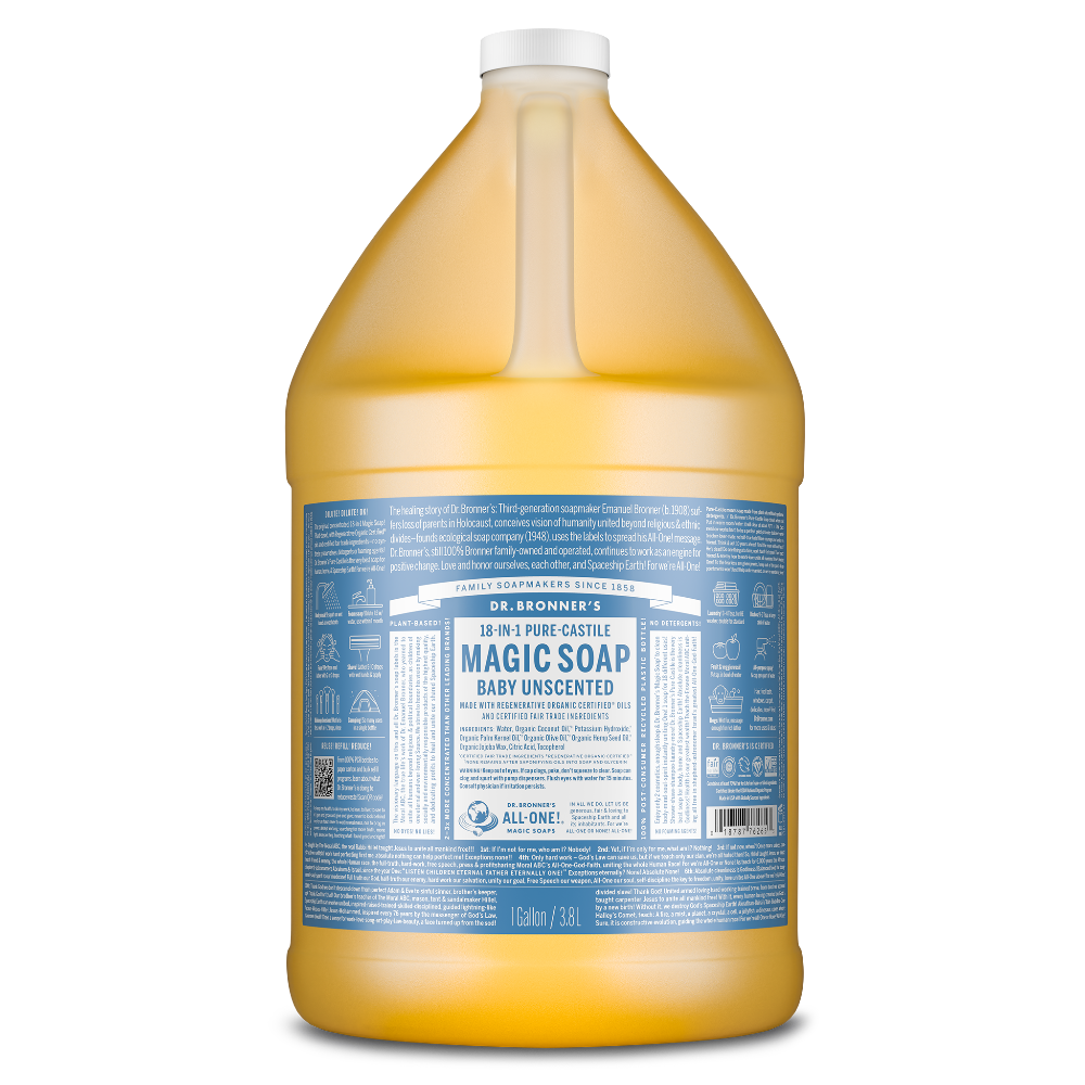 Dr Bronner's Unscented - Pure-Castile Magic Soap
