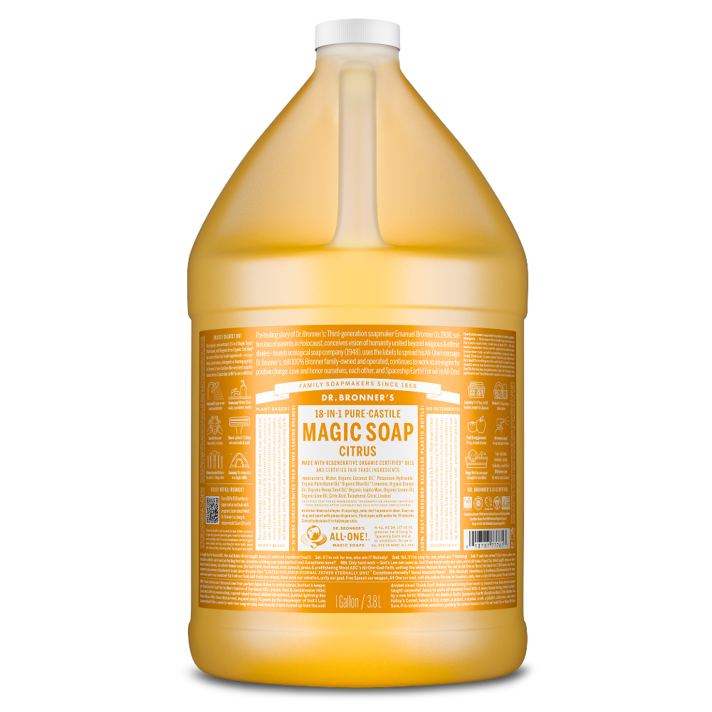 Dr Bronner's Citrus - Pure-Castile Magic Soap
