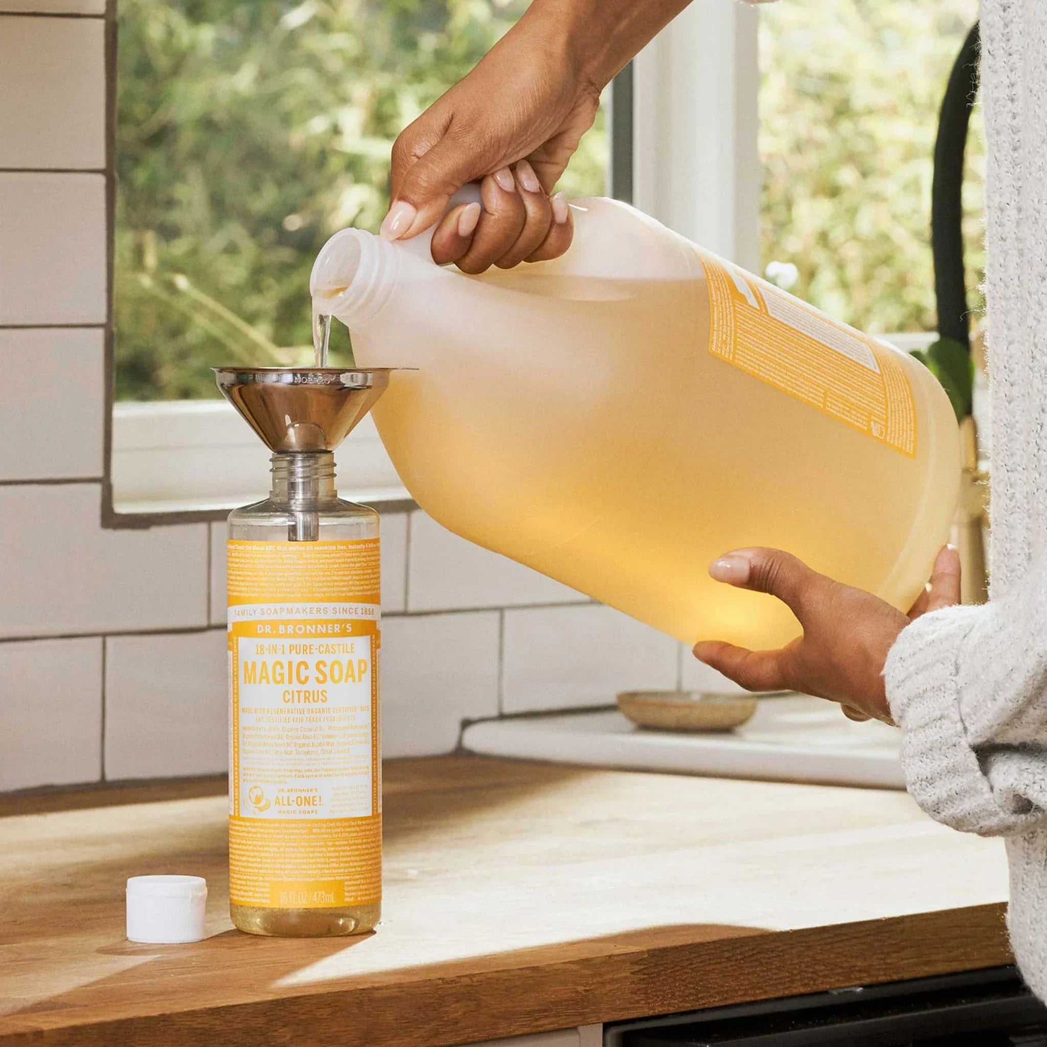 Dr Bronner's Citrus - Pure-Castile Magic Soap