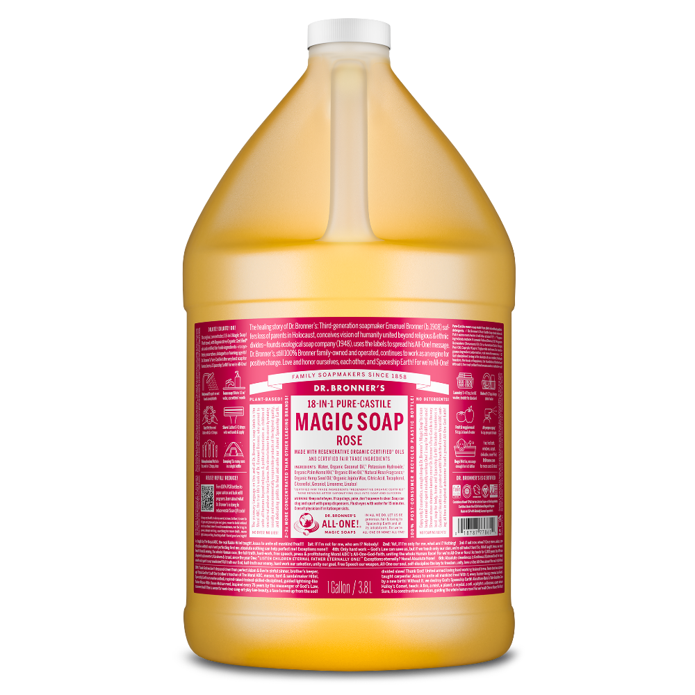 Dr Bronner's Rose - Pure-Castile Magic Soap