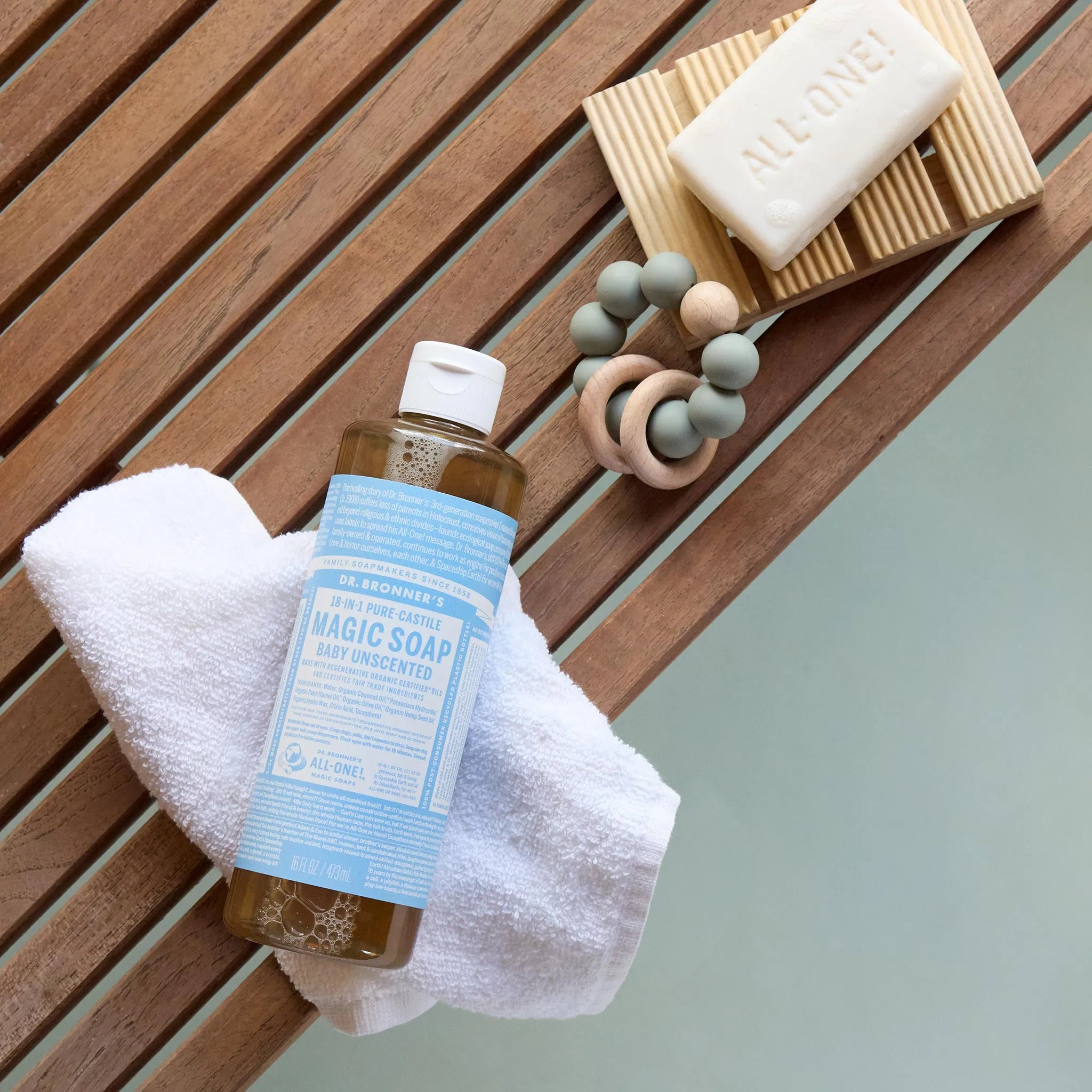 Dr Bronner's Unscented - Pure-Castile Magic Soap