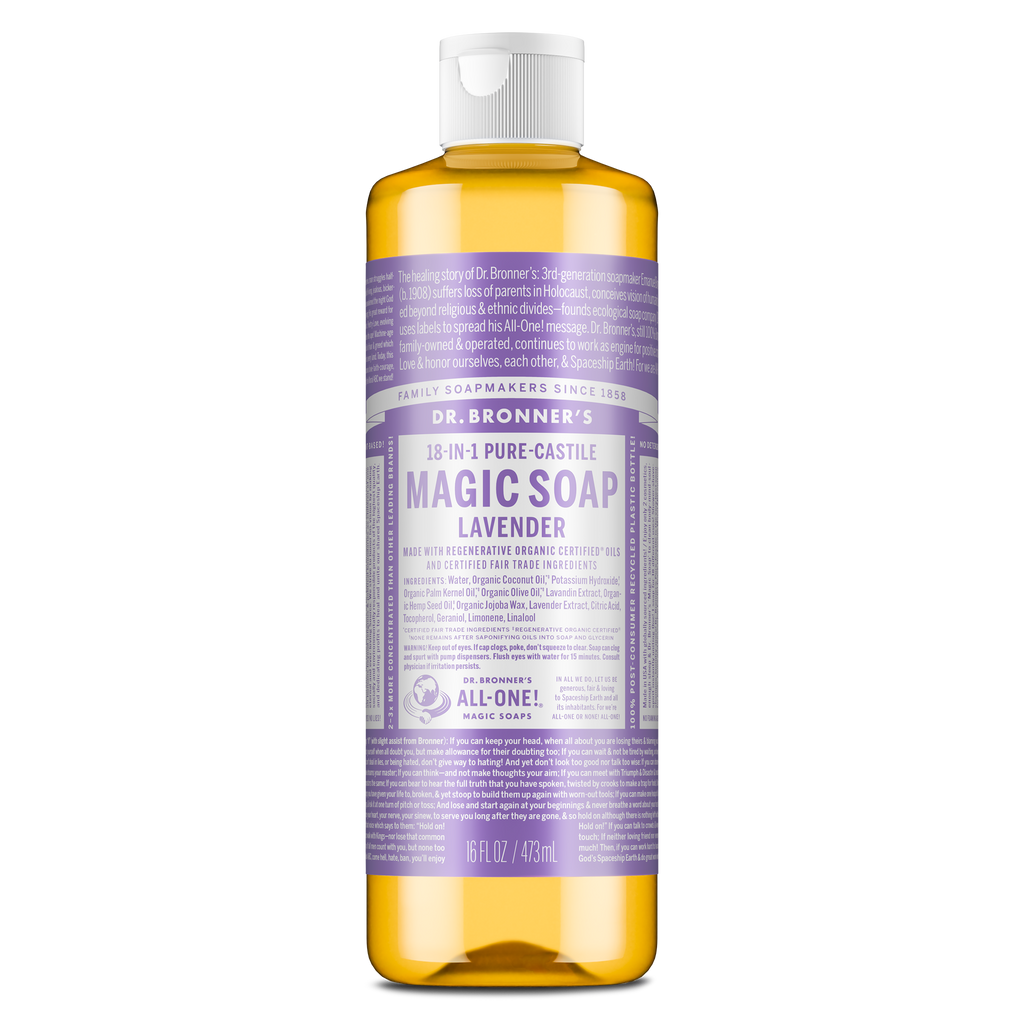 Dr Bronner's Lavender - Pure-Castile Magic Soap