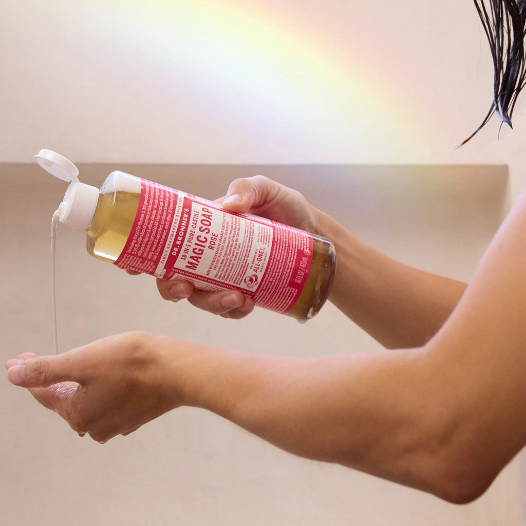 Dr Bronner's Rose - Pure-Castile Magic Soap