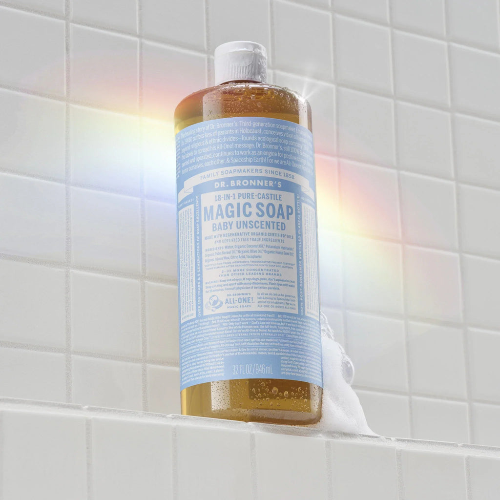 Dr Bronner's Unscented - Pure-Castile Magic Soap