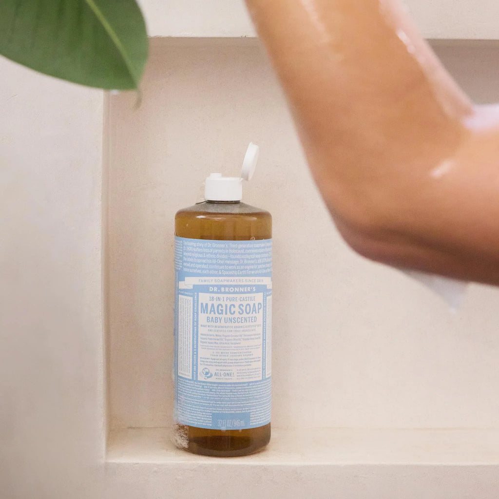 Dr Bronner's Unscented - Pure-Castile Magic Soap