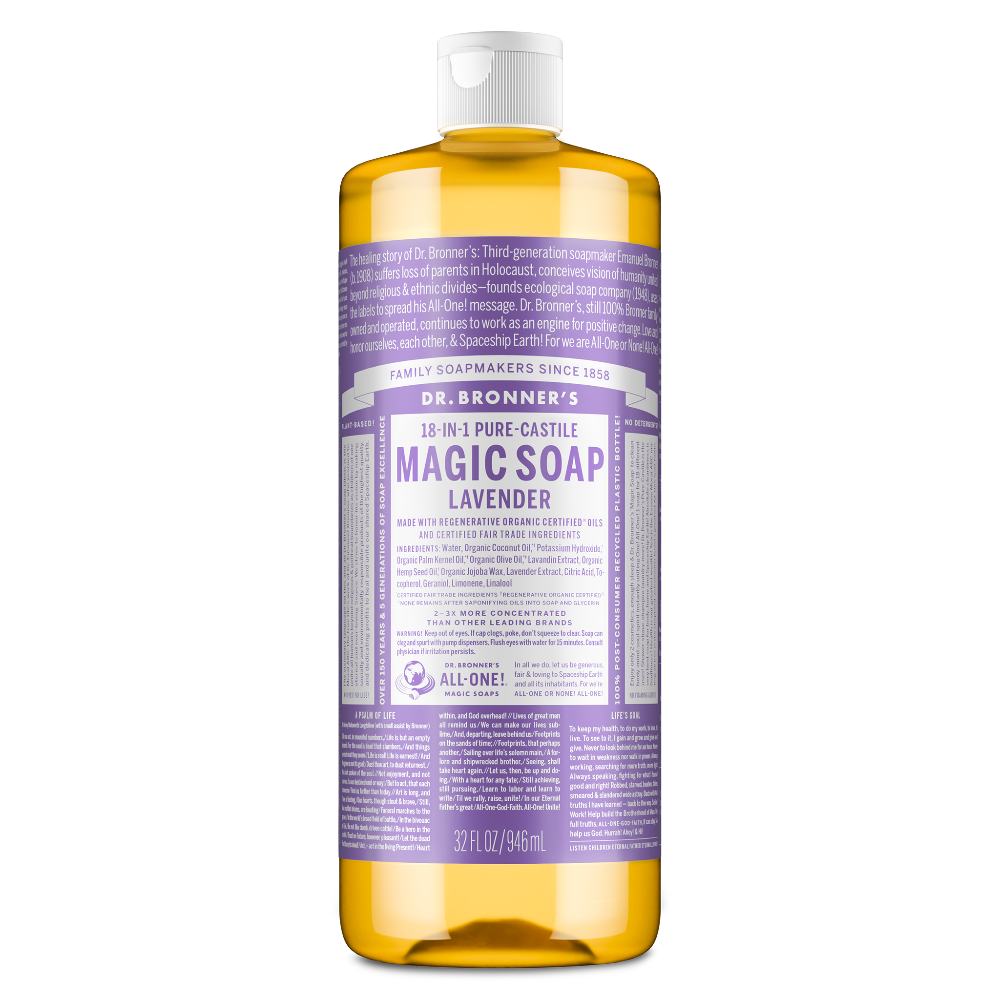 Dr Bronner's Lavender - Pure-Castile Magic Soap
