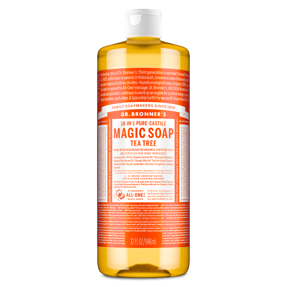 Dr Bronner's Tea Tree - Pure-Castile Magic Soap