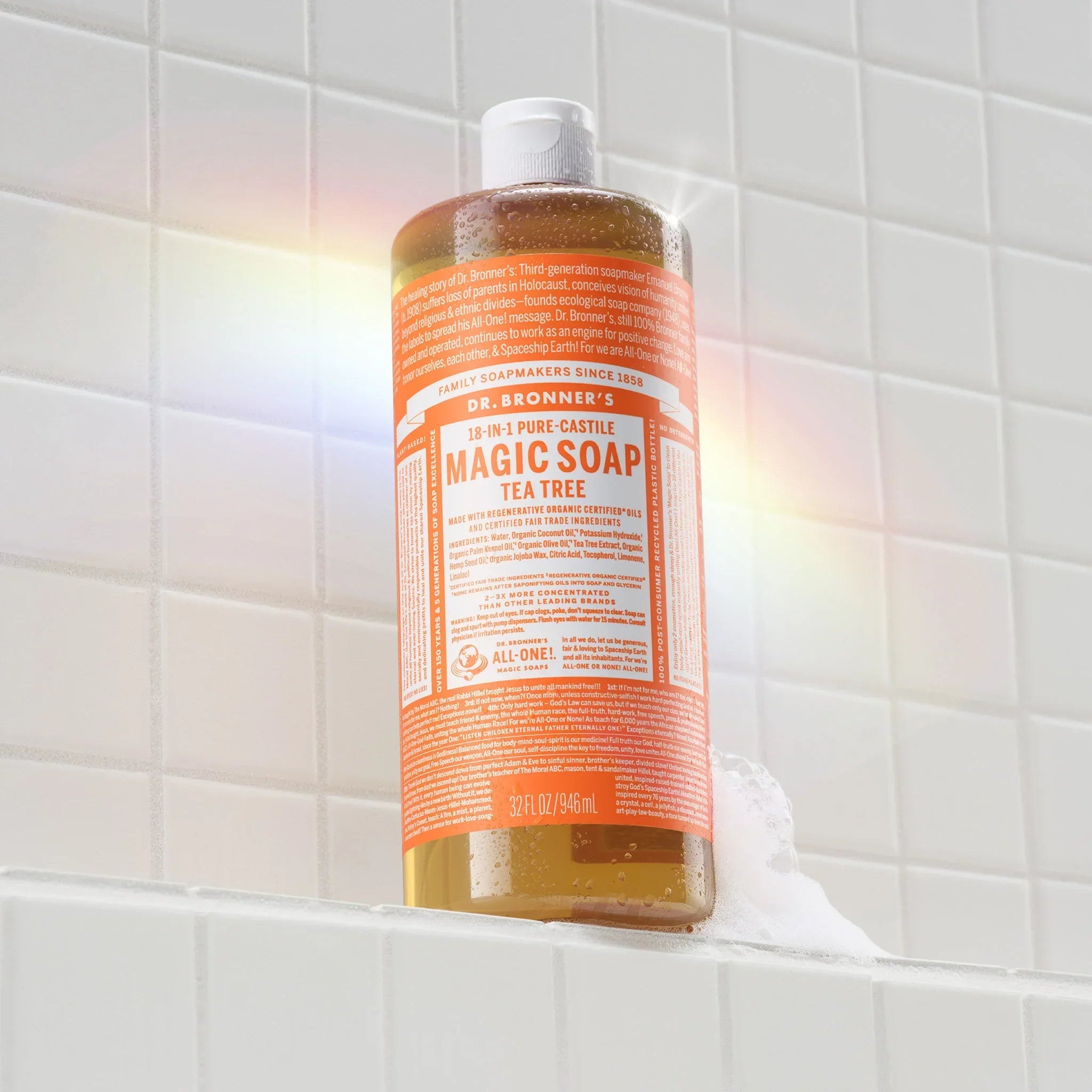 Dr Bronner's Tea Tree - Pure-Castile Magic Soap