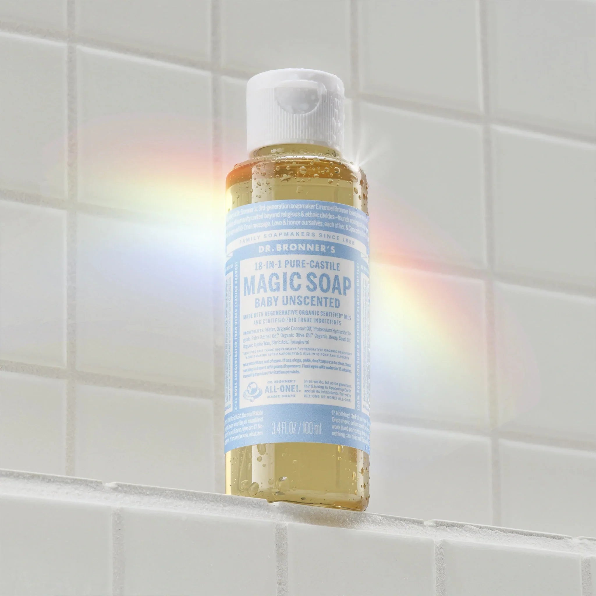 Dr Bronner's Unscented - Pure-Castile Magic Soap