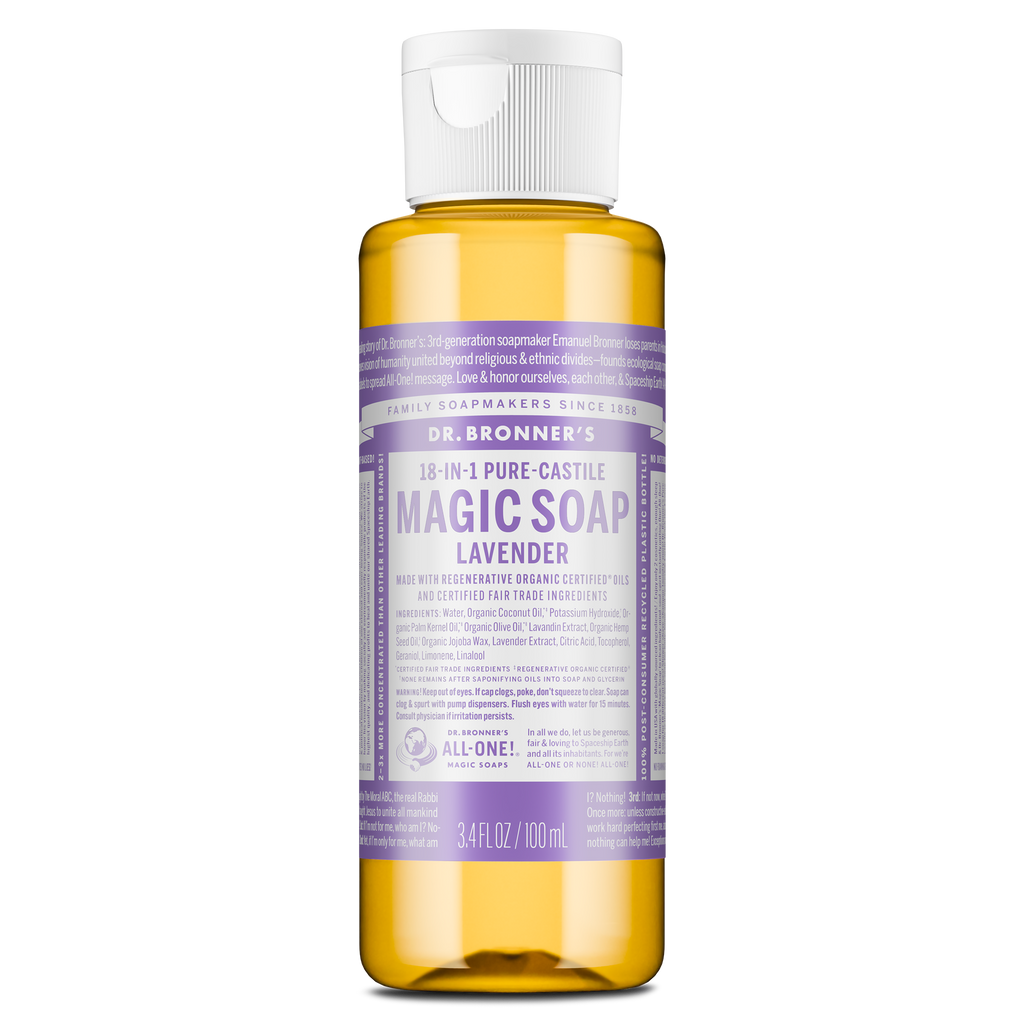 Dr Bronner's Lavender - Pure-Castile Magic Soap